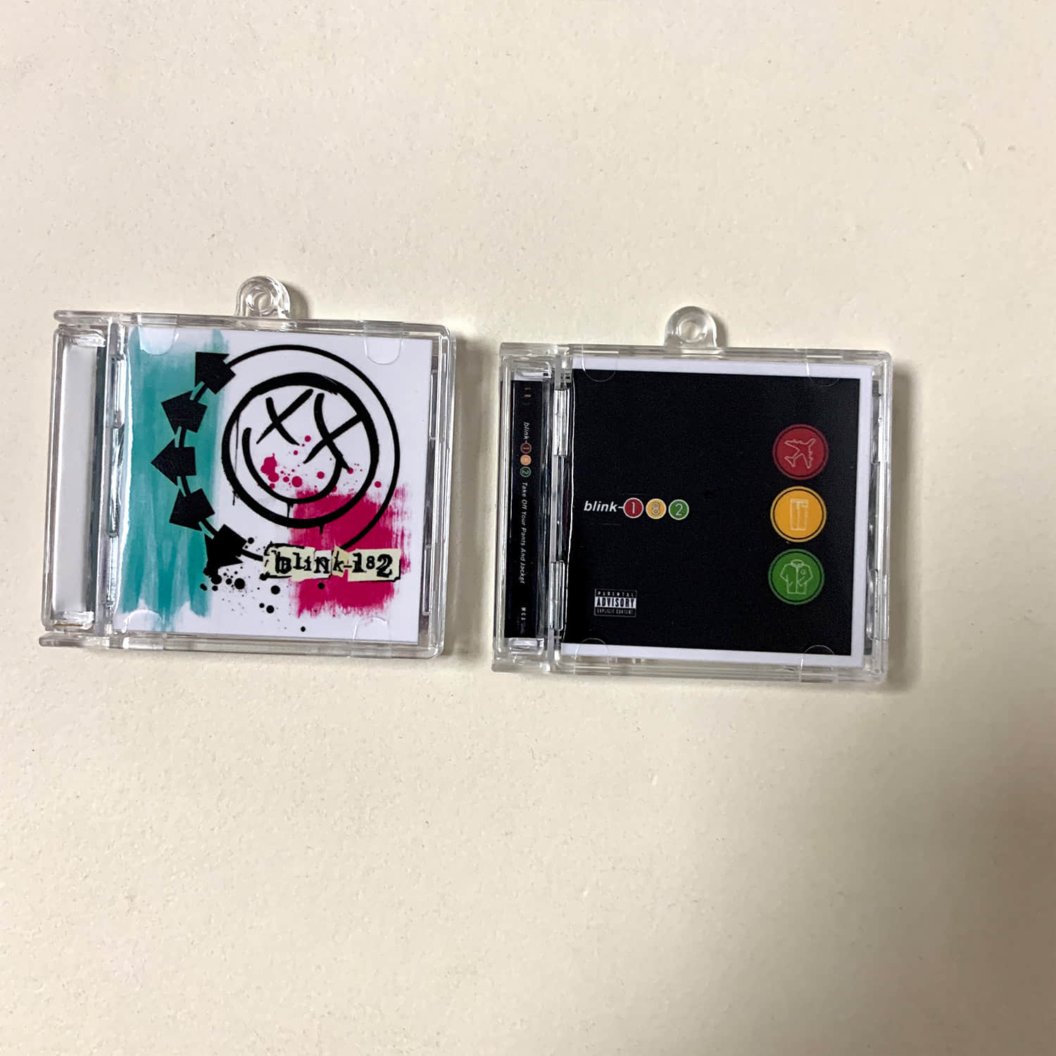 Blink-182 Little CD Album Cover Keychains - Blink-182 -Take Off Your Pants And Jacket