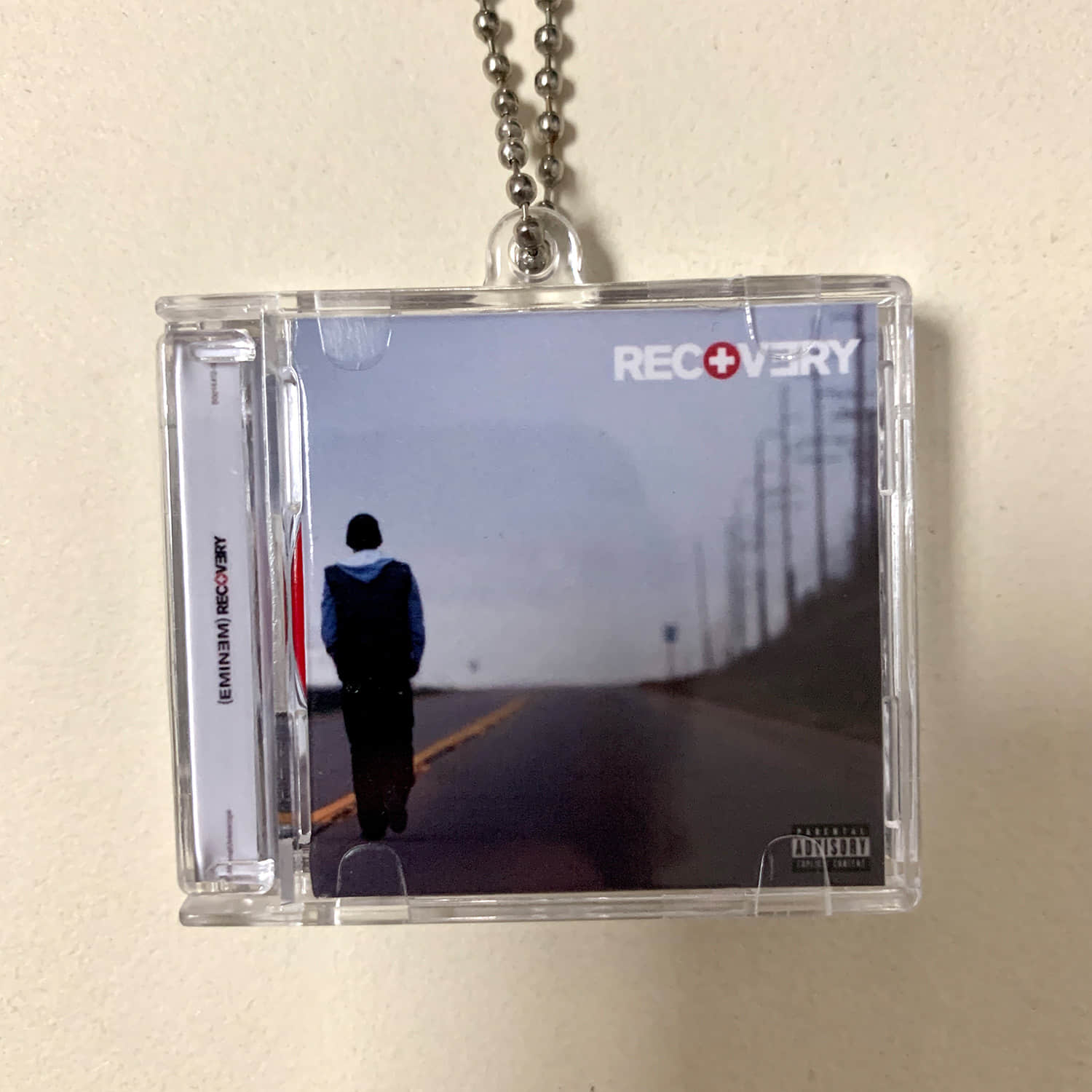 Eminem Little CD Album Cover Keychains - The Eminem Show - Recovery - Curtain Call - The Hits
