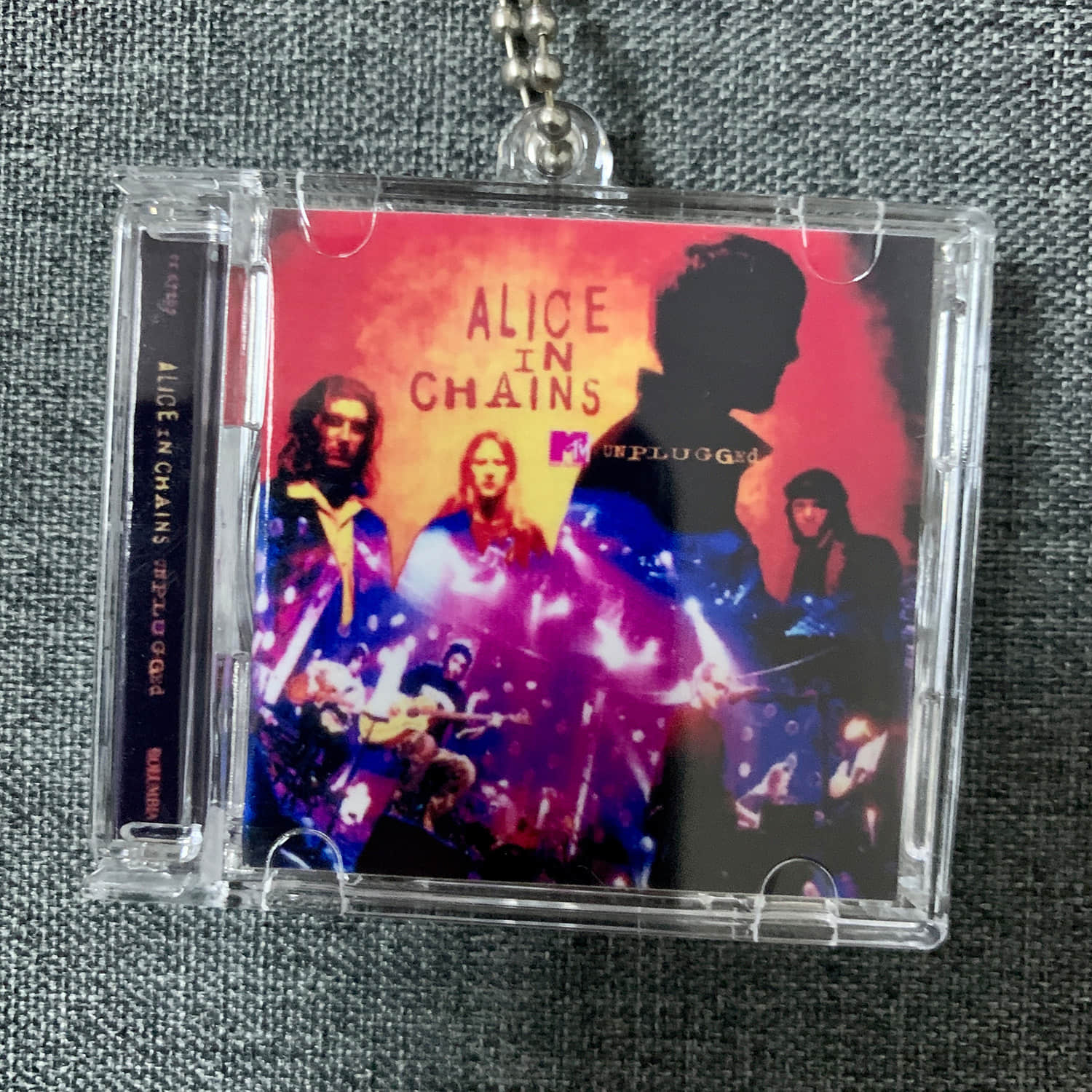 Alice In Chains Little CD Album Cover Keychains  - Facelift -Jar Of Flies -The Devil Put Dinosaurs Here -Dirt