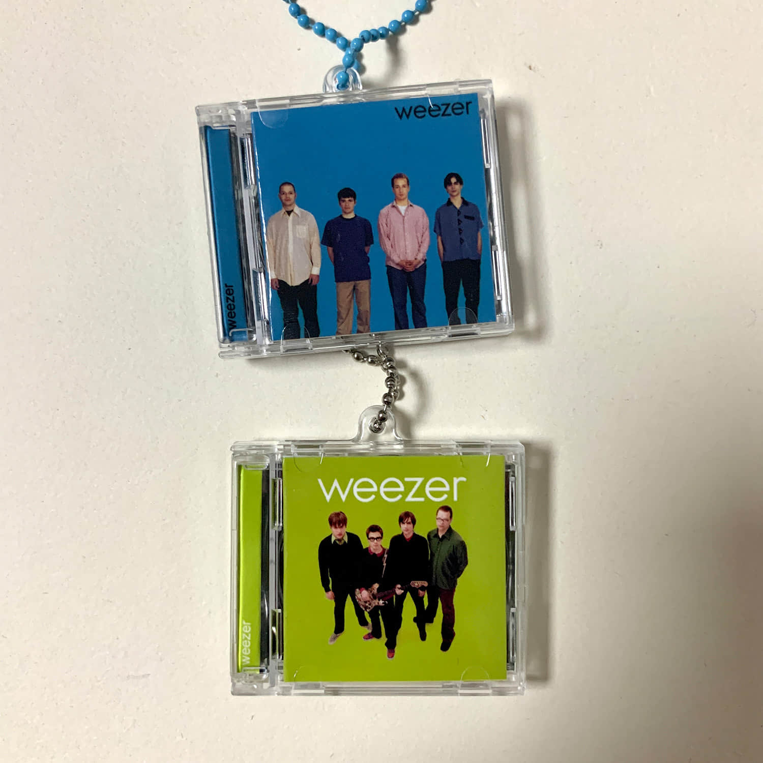 Weezer Little CD Album Cover Keychains - Weezer
