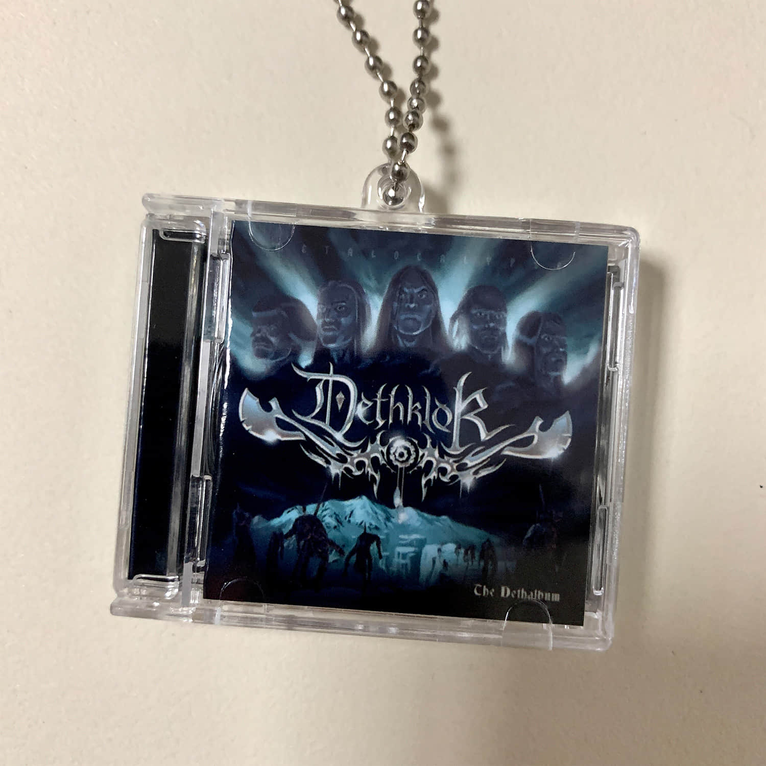 Dethklok Little CD Album Cover Keychains  - The Dethalbum
