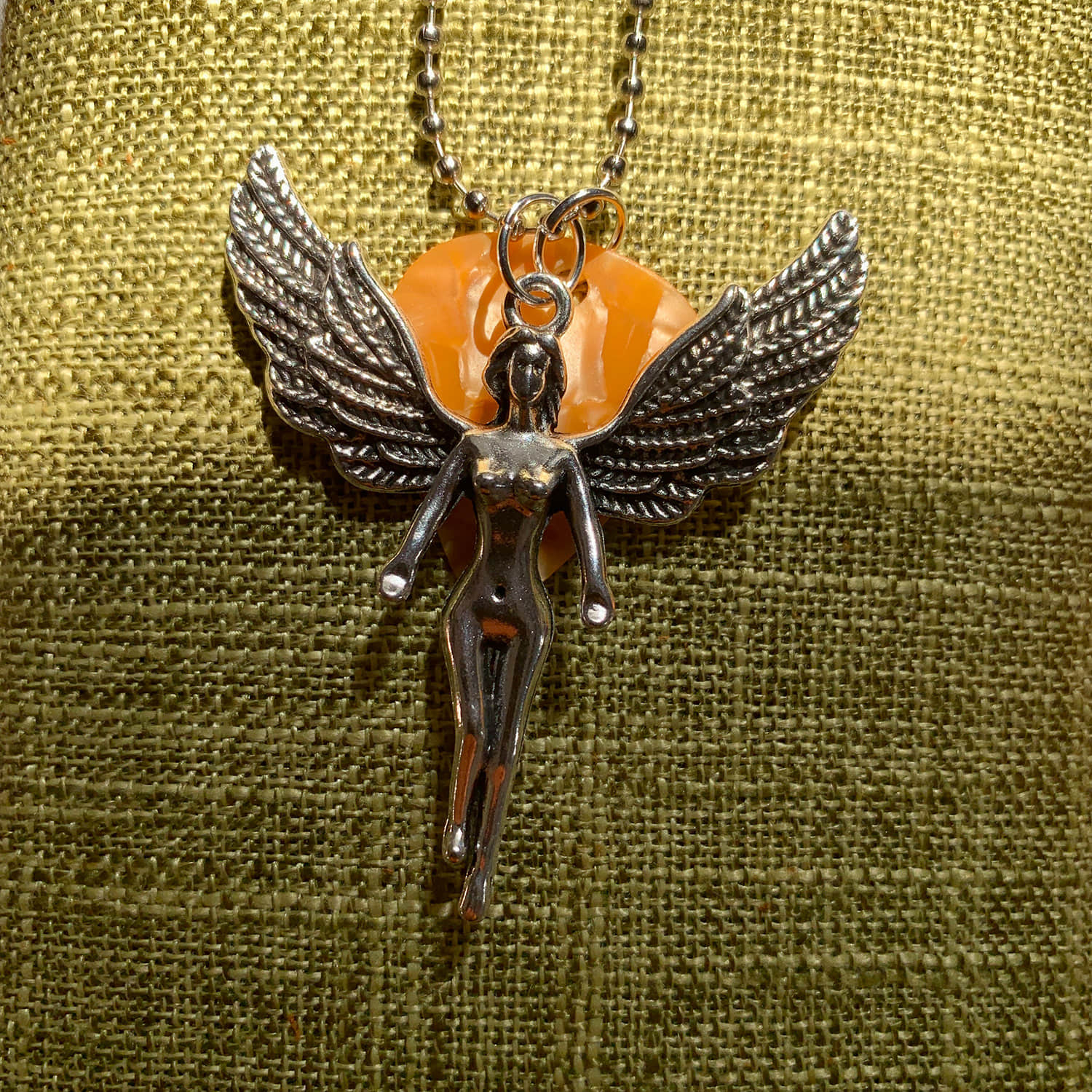 Custom Radiohead In Utero Guitar Pick Keychain/Necklace 