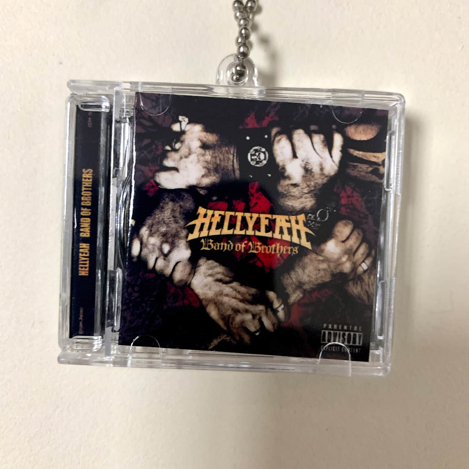 Hellyeah Little CD Album Cover Keychains - Blood For Blood -Band Of Brothers - Stampede - Hellyeah