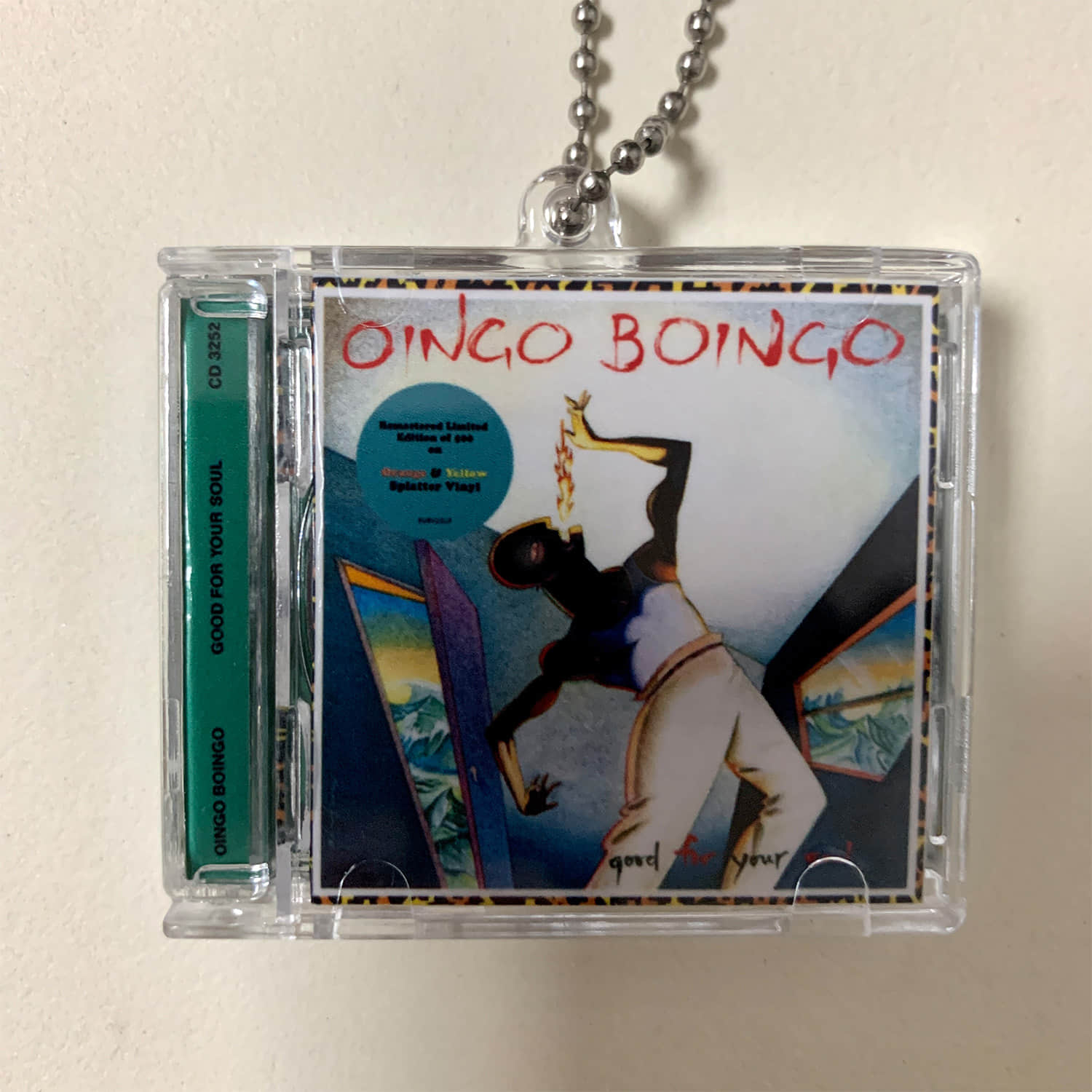 Oingo Boingo Little CD Album Cover Keychains - Nothing To Fear - Good For Your Soul