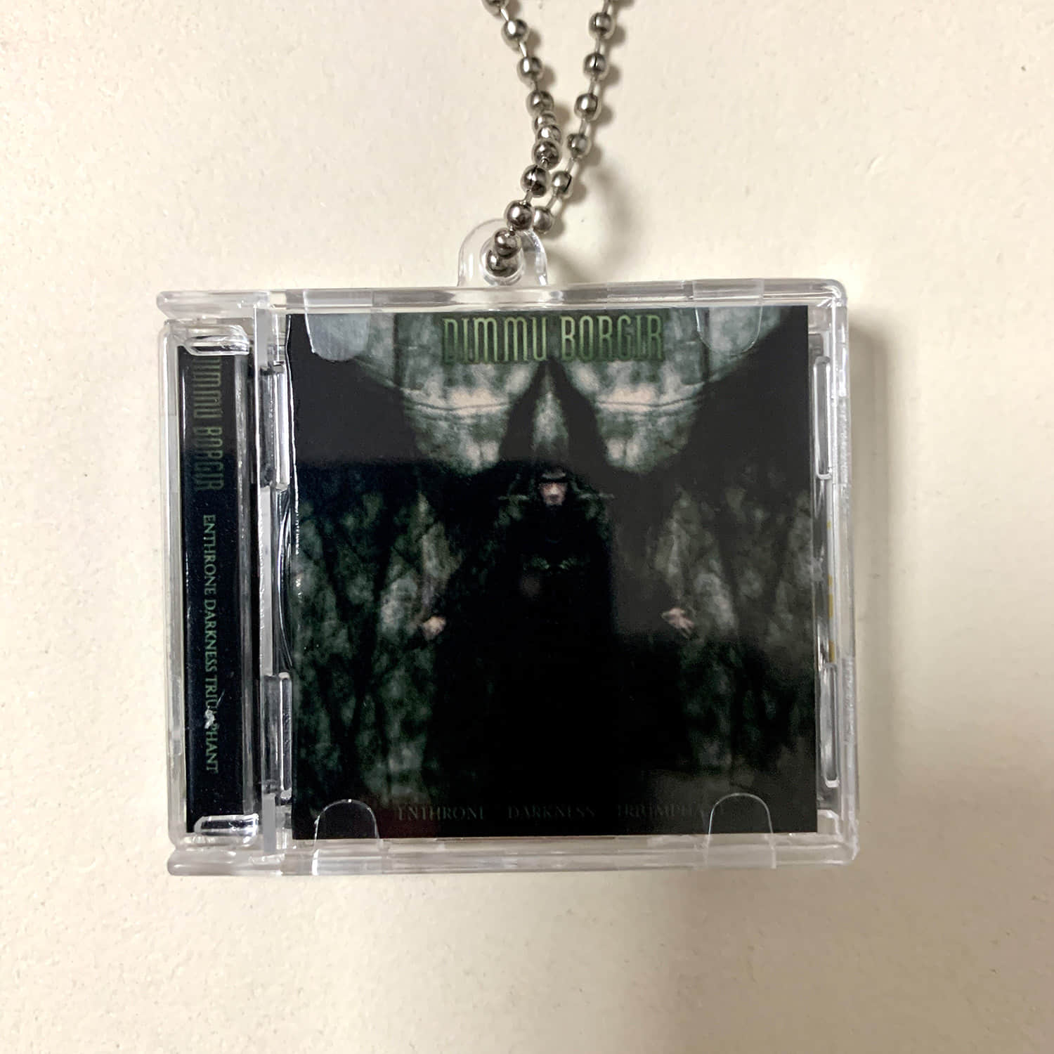 Dimmu Borgir Little CD Album Cover Keychains – Enthrone Darkness Triumphant