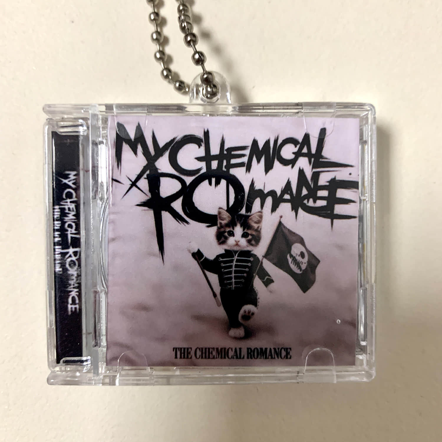 Cat Cover Design Little CD Album Cover Keychains - Radiocat - Deftones cat - KORN cat