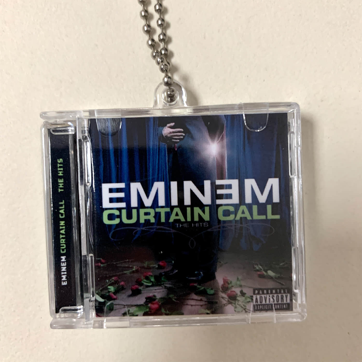 Eminem Little CD Album Cover Keychains - The Eminem Show - Recovery - Curtain Call - The Hits