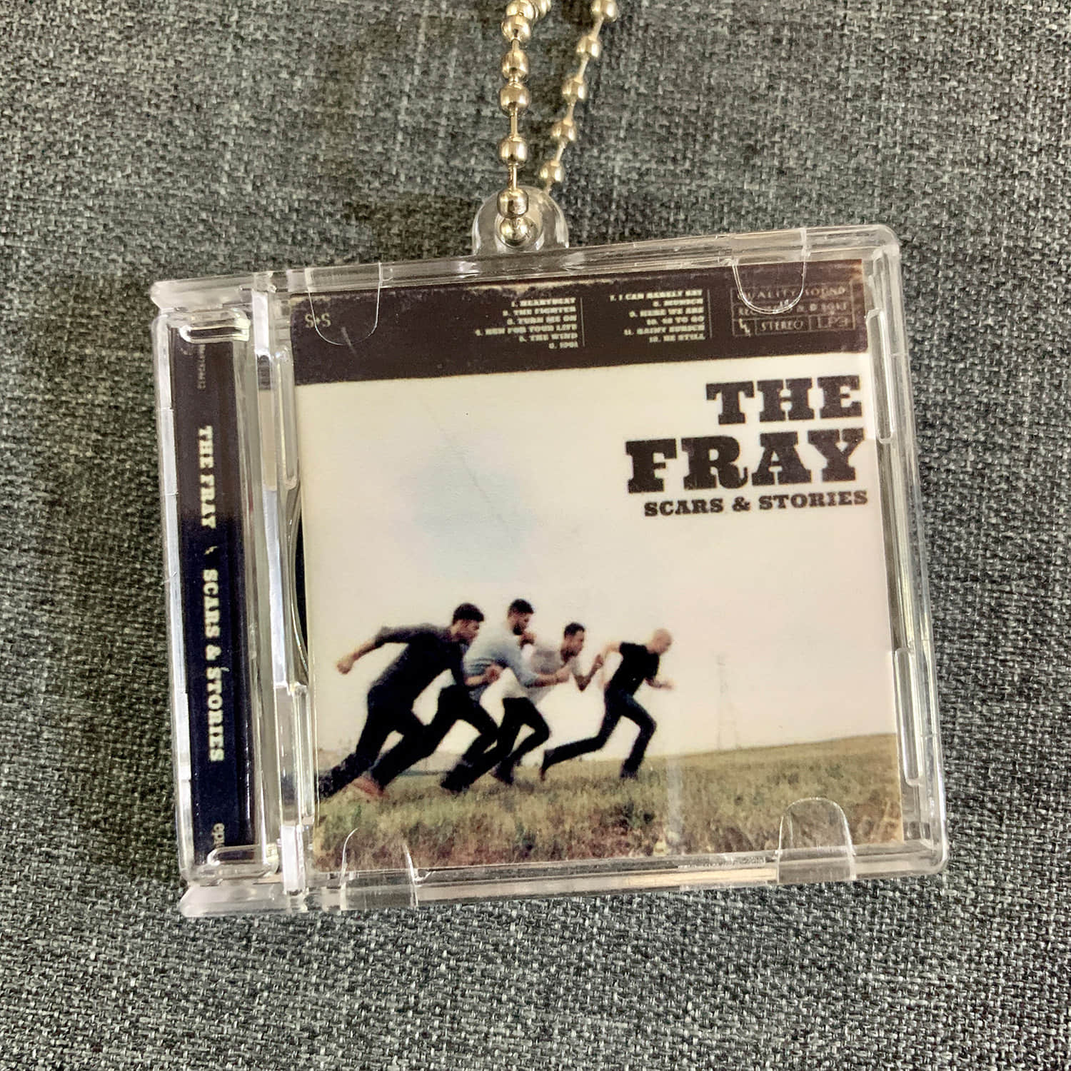 The Fray Little CD Album Cover Keychains – The Fray -How To Save A Life-Through The Years - Scars and Stories