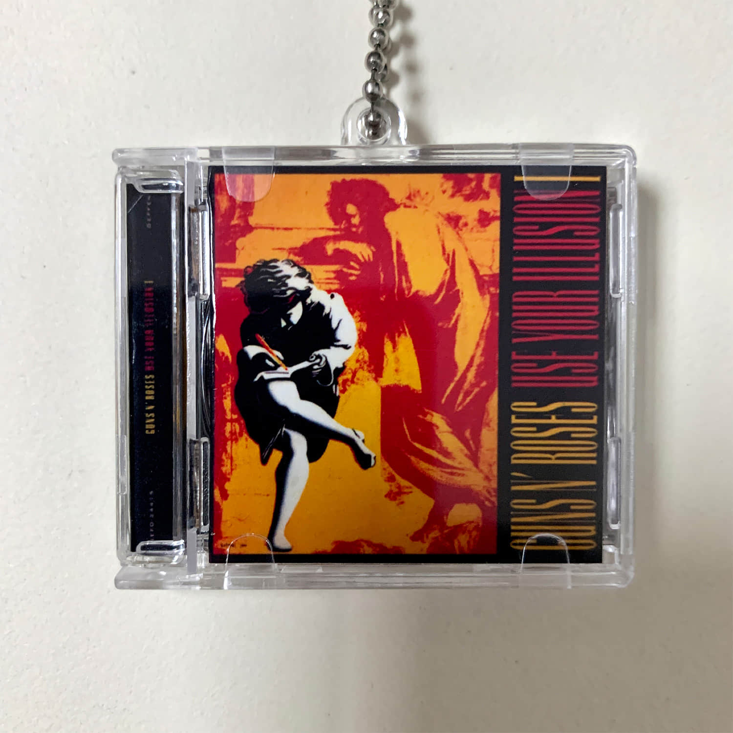 Guns N_ Roses Little CD Album Cover Keychains - Appetite For Destruction - Use Your Illusion I