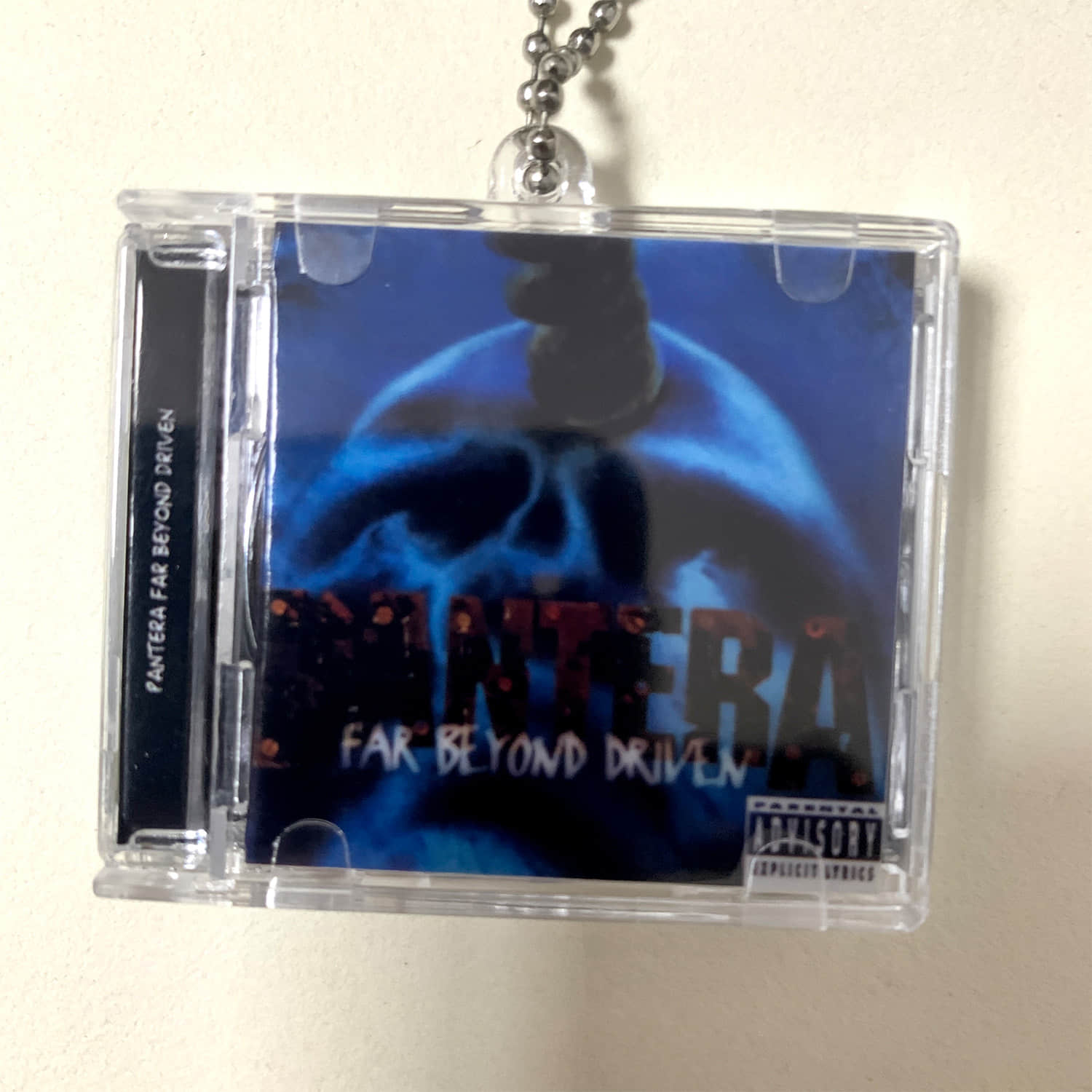 Pantera Little CD Album Cover Keychains - Vulgar Display Of Power - Cowboys From Hell - Far Beyond Driven - Reinventing The Steel