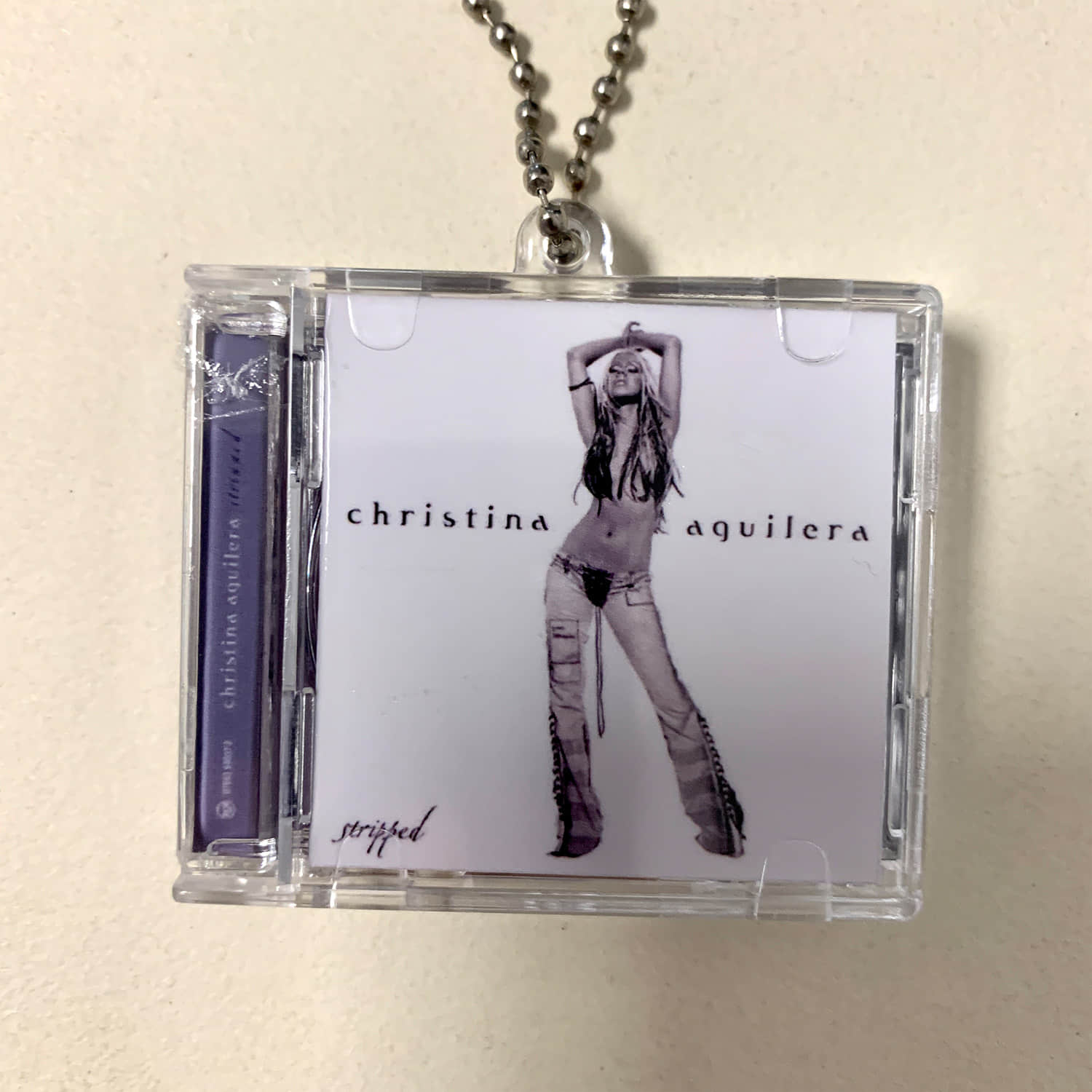 Christina Aguilera Little CD Album Cover Keychains – Stripped