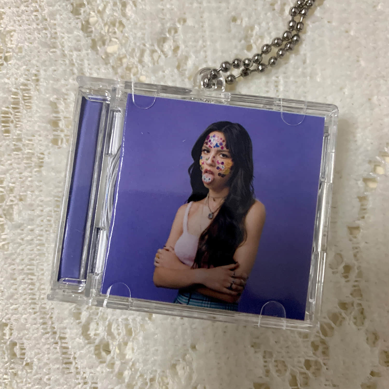 Olivia Rodrigo Little CD Album Cover Keychains - Guts -  Sour