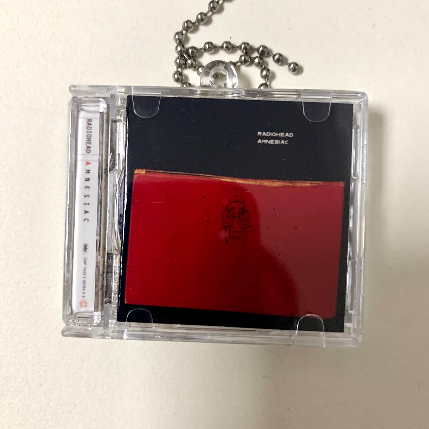 Radiohead Little CD Album Cover Keychains - Pablo Honey -  OK Computer - Kid A - In Rainbows - The Bends - Amnesiac