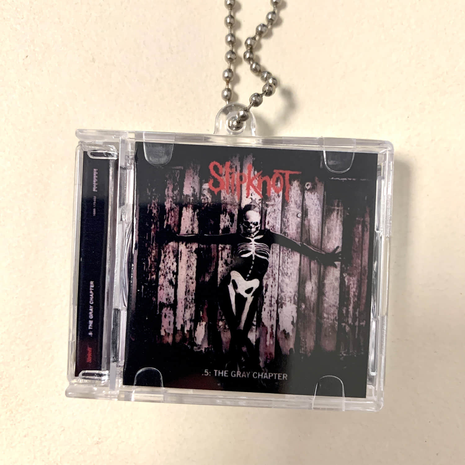 Slipknot Little CD Album Cover Keychains - Slipknot - .5_ The Gray Chapte