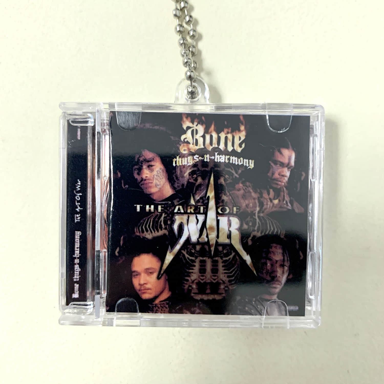 Bone Thugs-N-Harmony Little CD Album Cover Keychains – E. 1999 Eternal - The Art Of War -Creepin On Ah Come Up