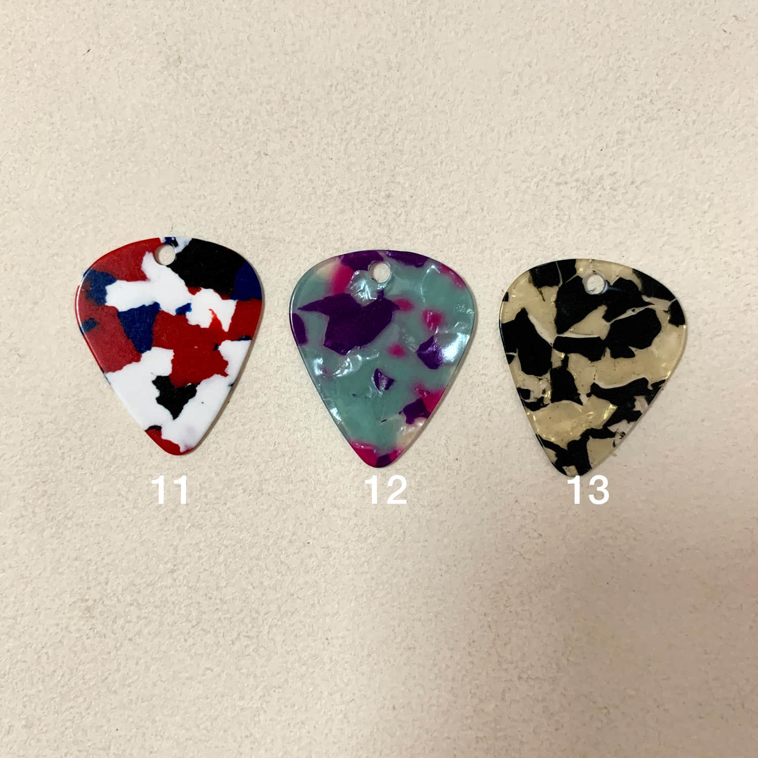 Custom Guitar Pick Chaim Necklace