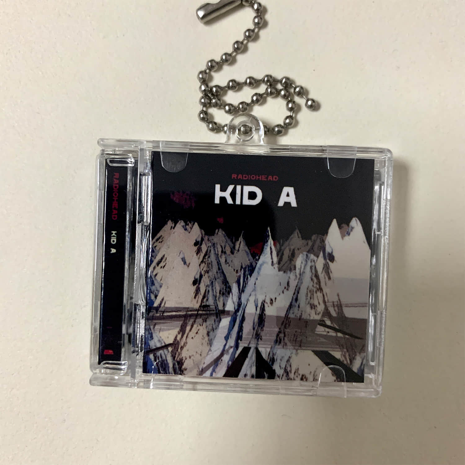 Radiohead Little CD Album Cover Keychains - Pablo Honey -  OK Computer - Kid A - In Rainbows - The Bends - Amnesiac