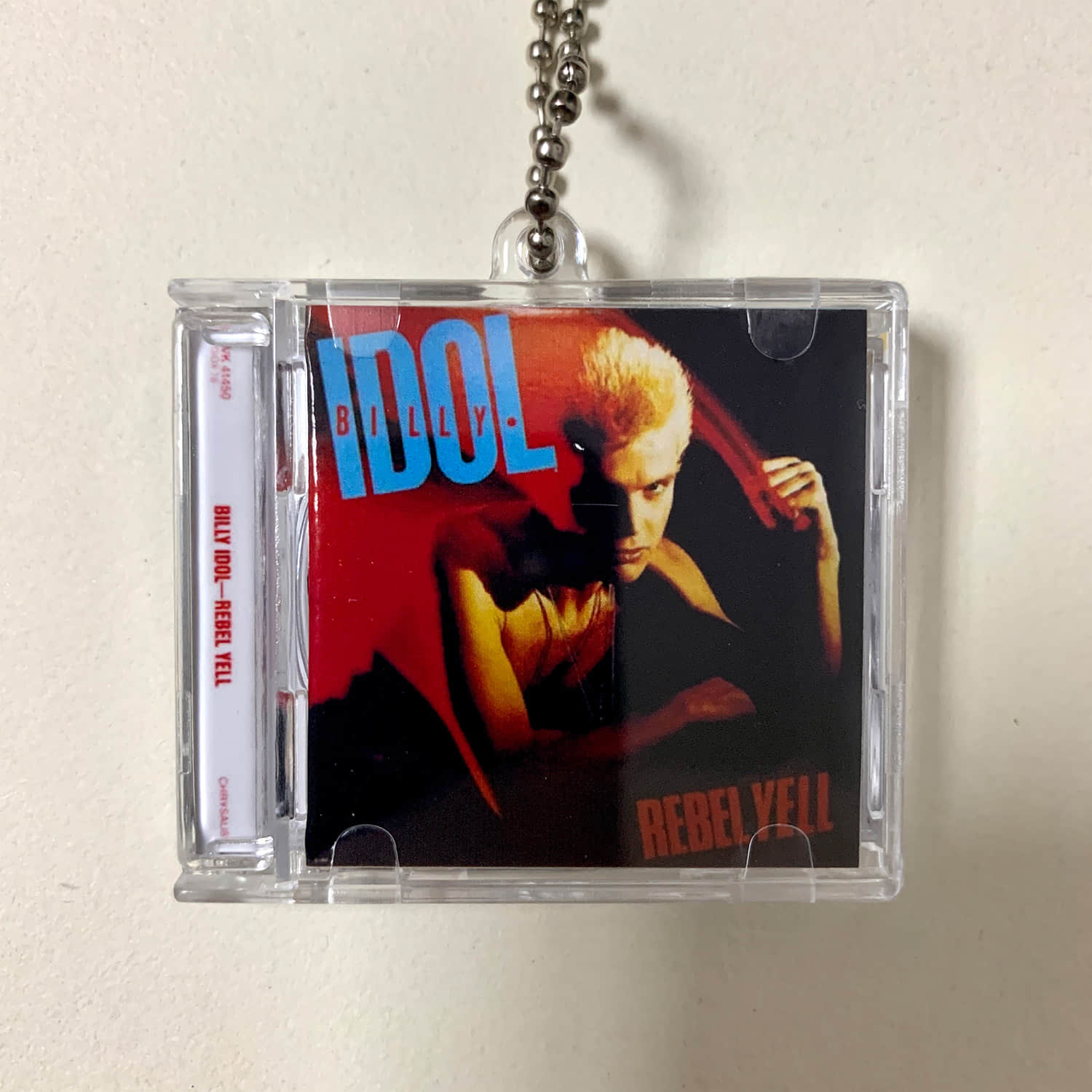Billy Idol Little CD Album Cover Keychains – Billy Idol - Rebel Yell