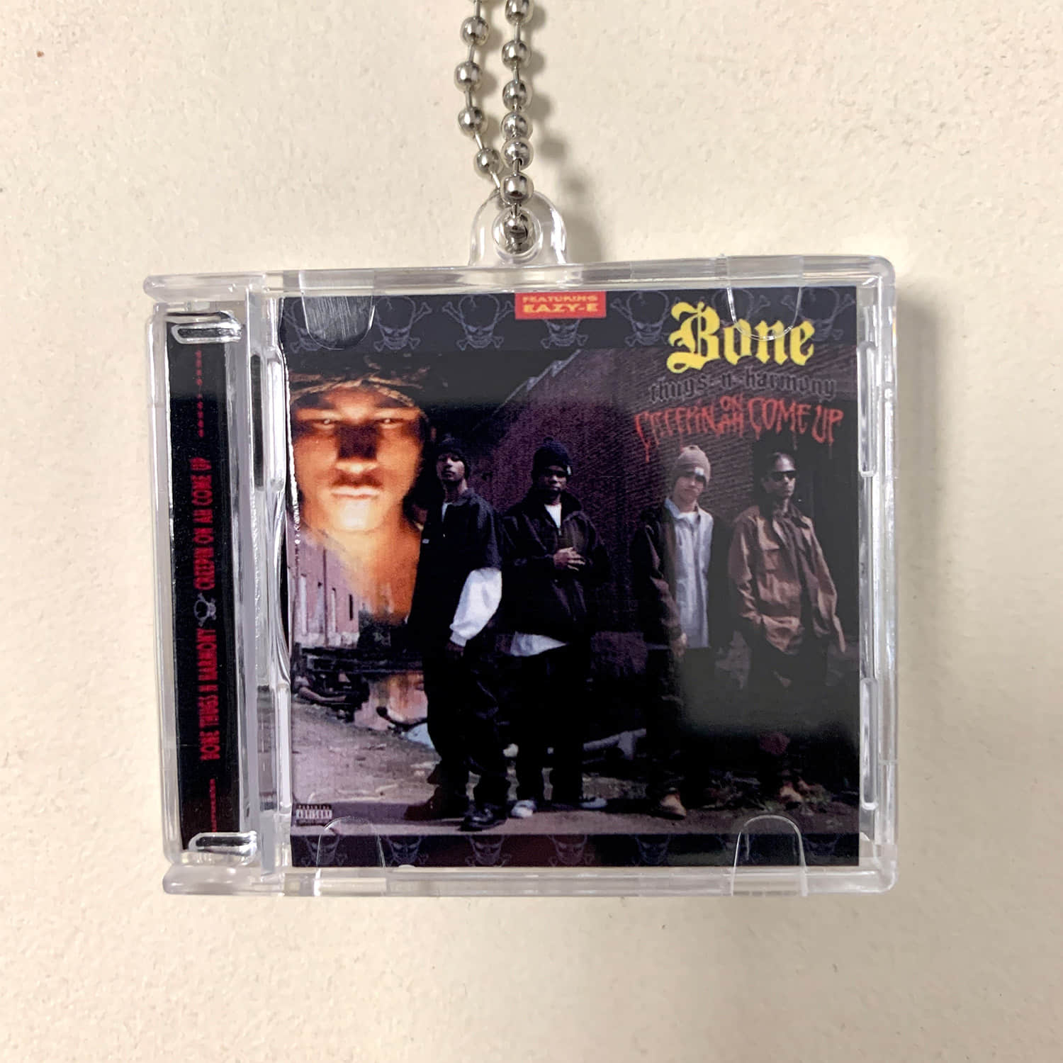 Bone Thugs-N-Harmony Little CD Album Cover Keychains – E. 1999 Eternal - The Art Of War -Creepin On Ah Come Up