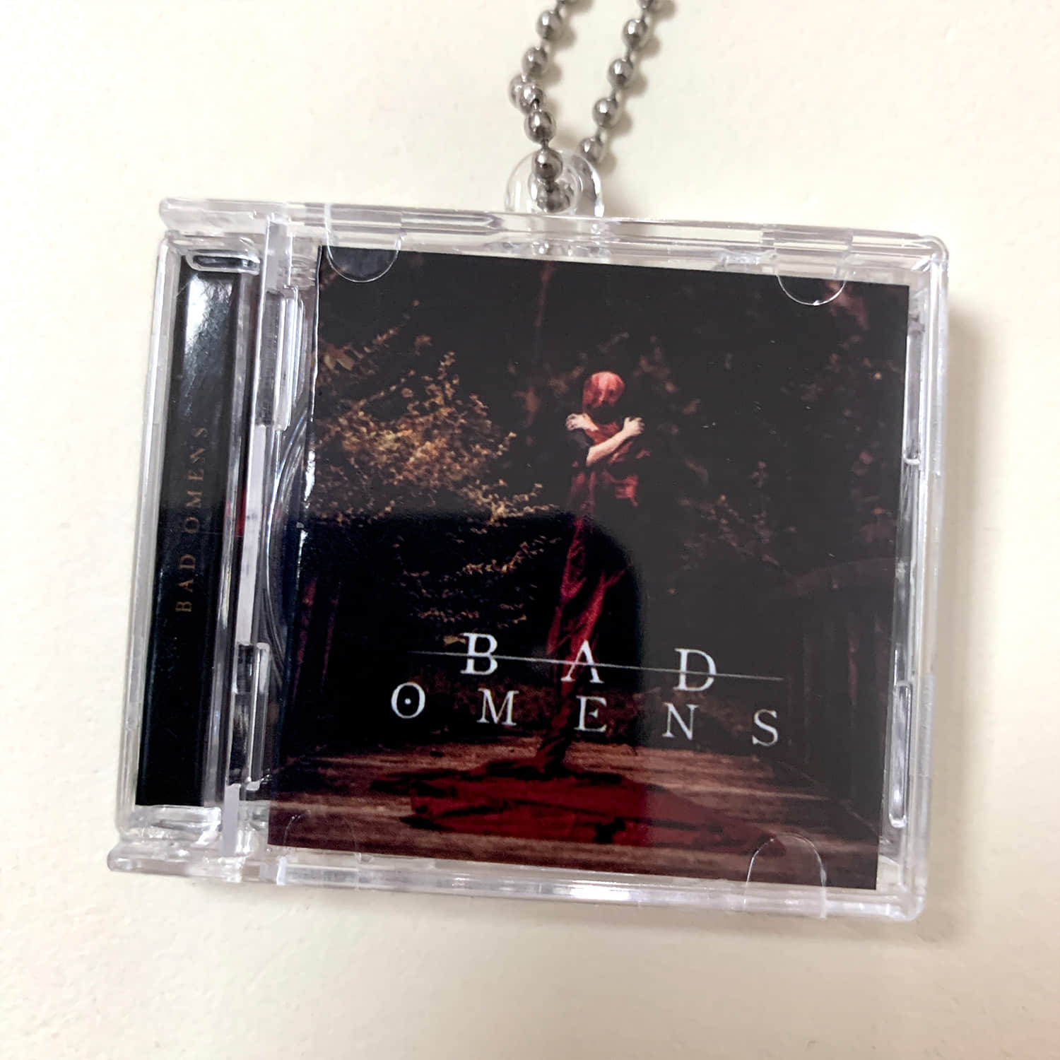 Bad Omens Little CD Album Cover Keychains - The Death Of Peace Of Mind
