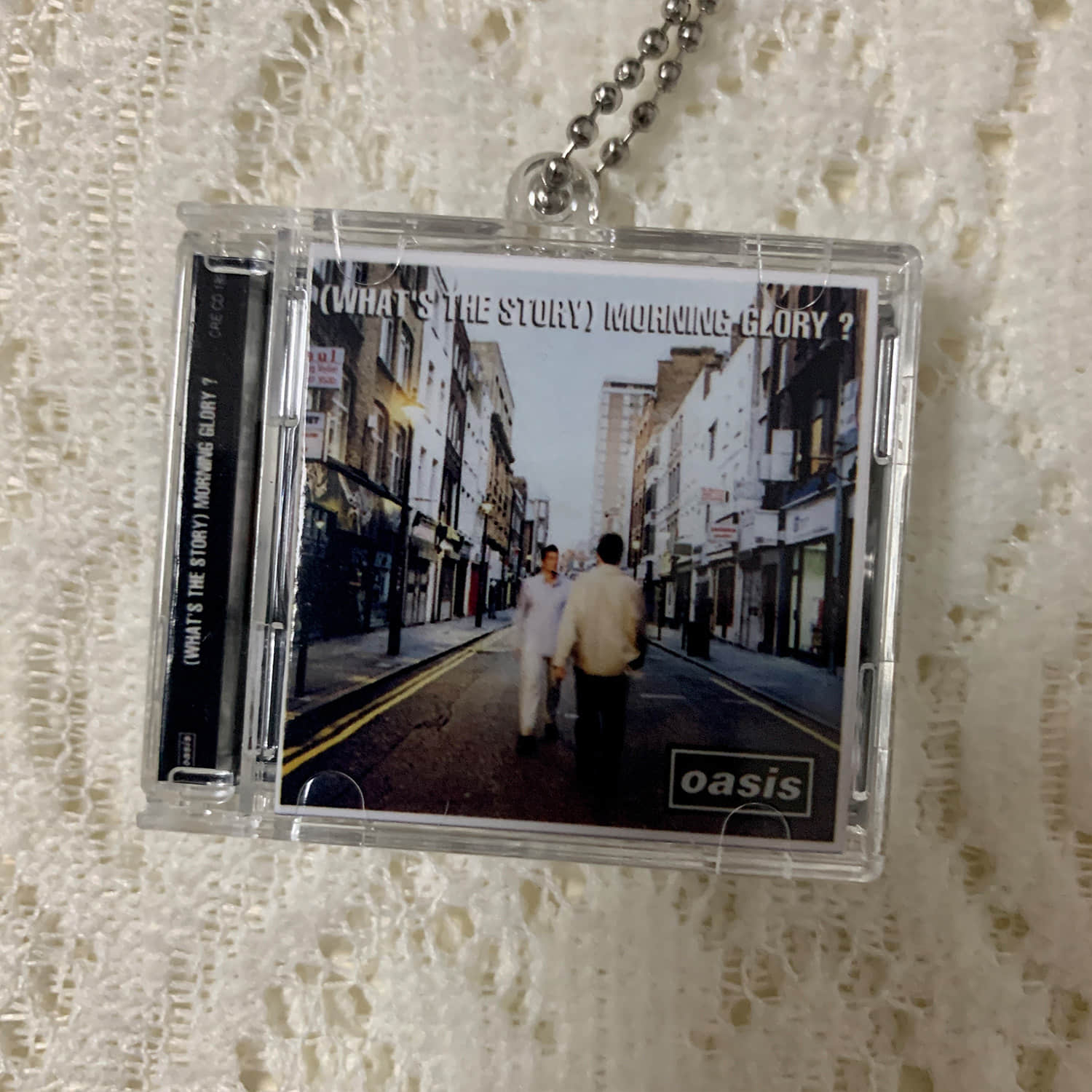 Oasis Little CD Album Cover Keychains - Definitely Maybe - Morning Glory