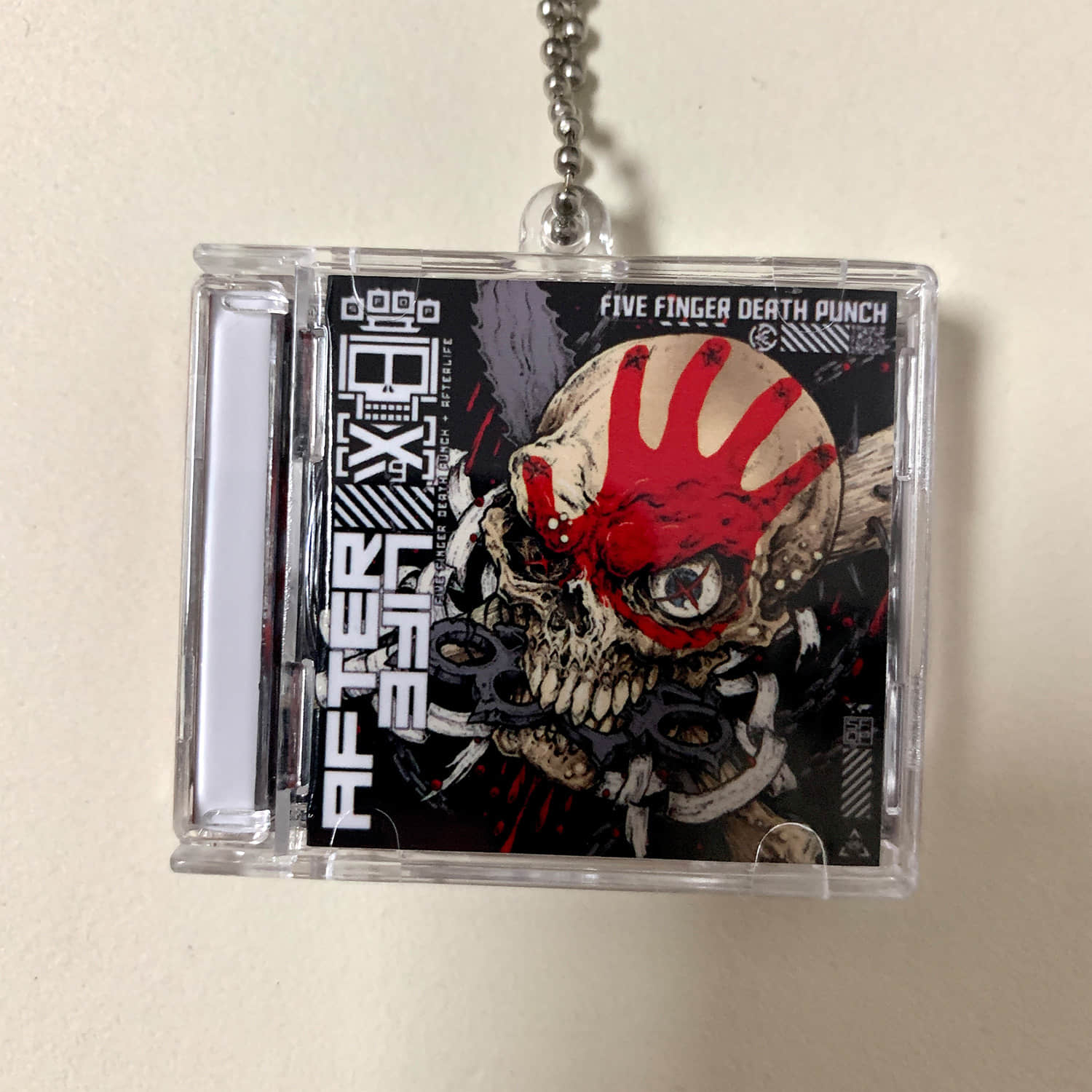 Five Finger Death Punch Little CD Album Cover Keychains - War Is The Answer - The Way Of The Fist - AfterLife