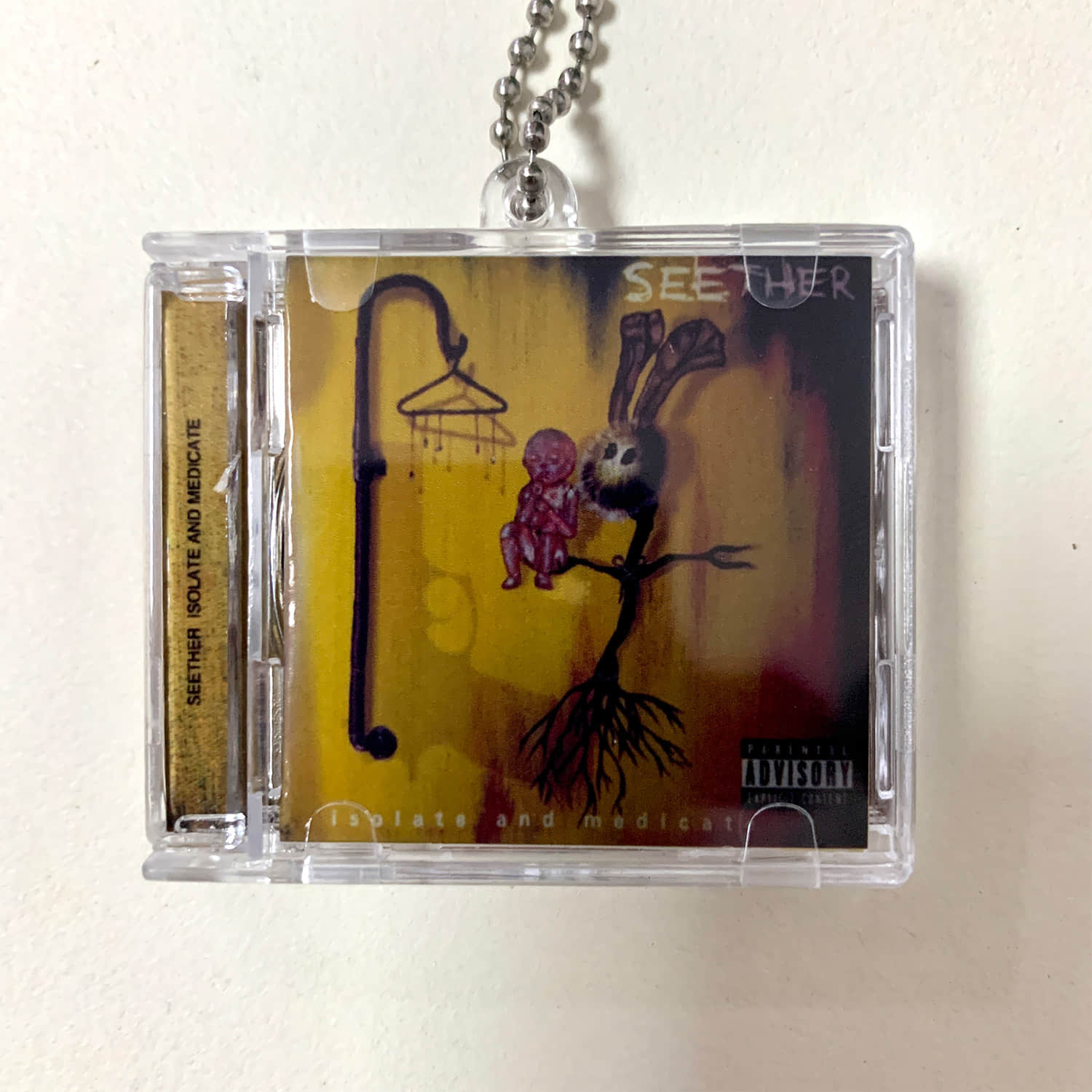 Seether Little CD Album Cover Keychains - Isolate And Medicat
