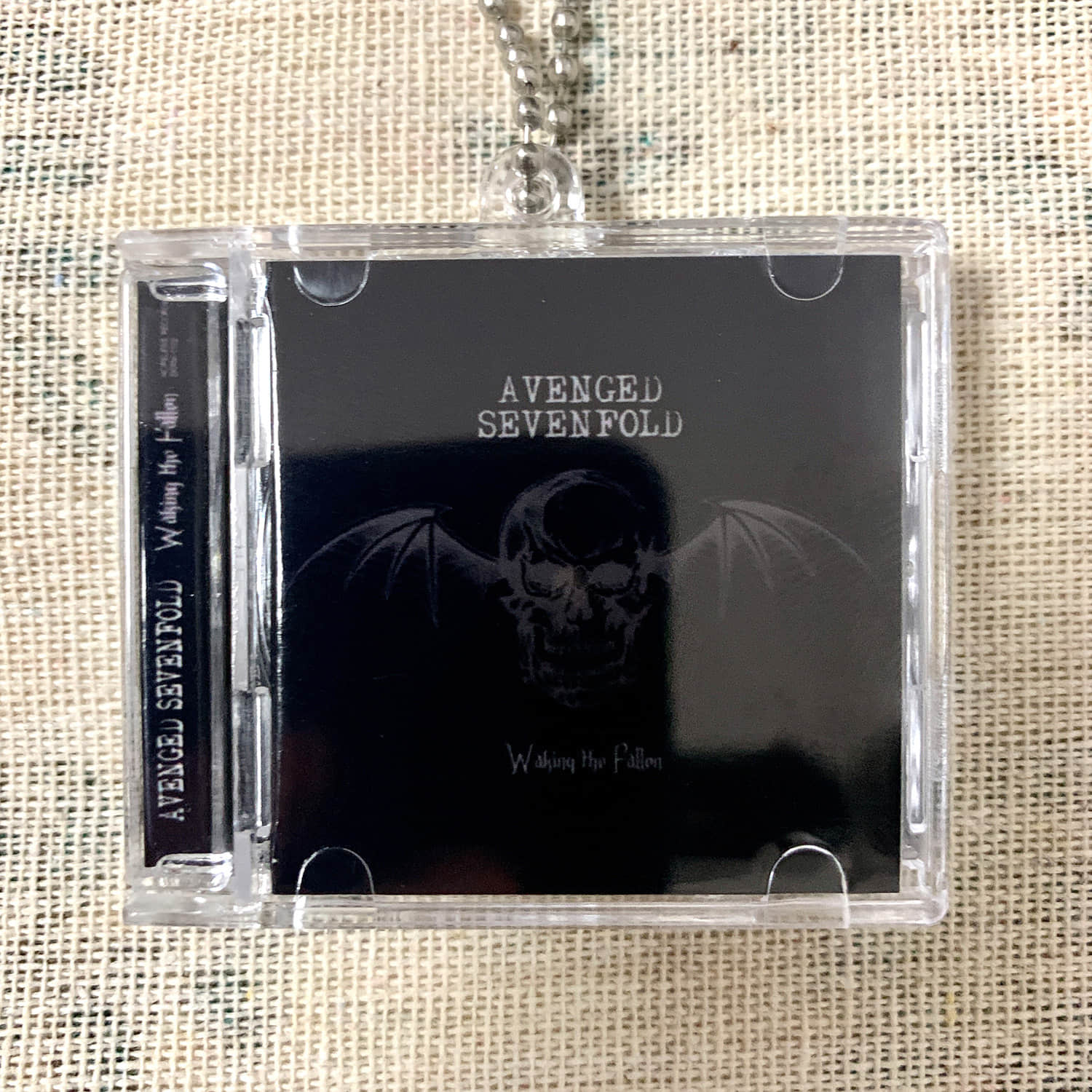 Avenged Sevenfold Little CD Album Cover Keychains - City Of Evil - Life Is But A Dream - Nightmare -  Hail To The King -Waking The Fallen -Avenged Sevenfold