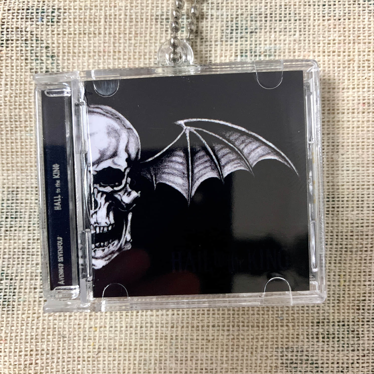 Avenged Sevenfold Little CD Album Cover Keychains - City Of Evil - Life Is But A Dream - Nightmare -  Hail To The King -Waking The Fallen -Avenged Sevenfold