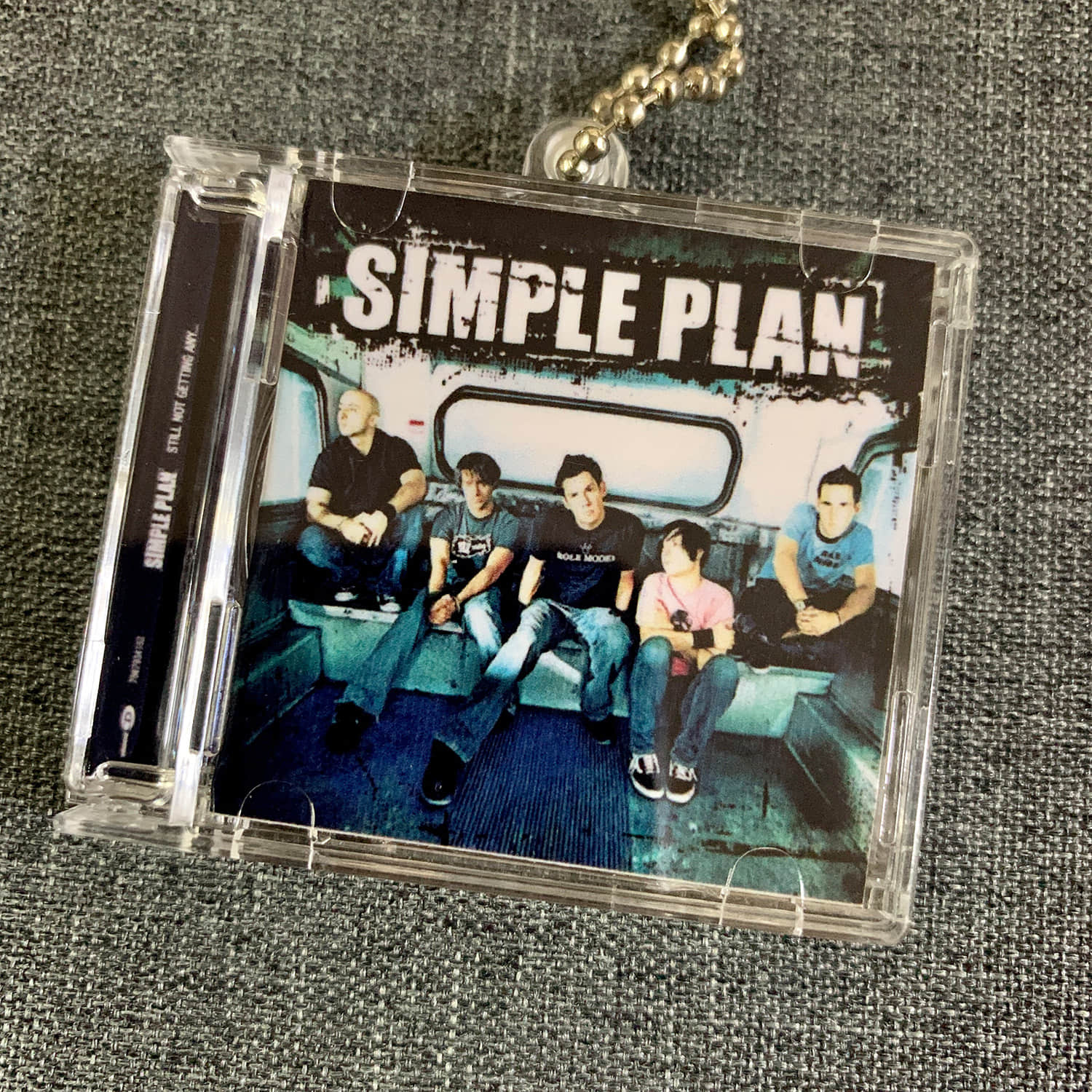 Simple Plan Little CD Album Cover Keychains – Still Not Getting Any