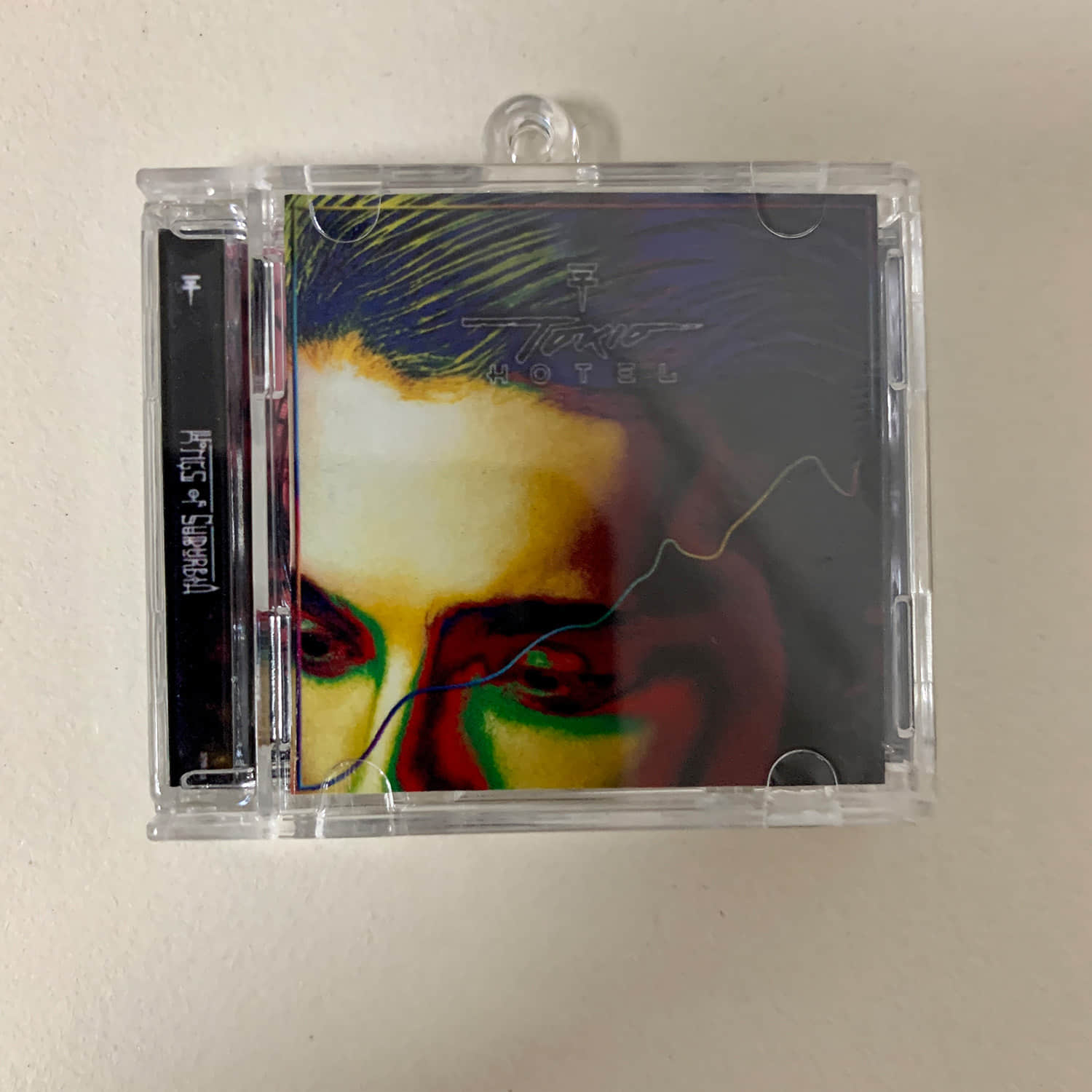 Tokio Hotel Little CD Album Cover Keychains - Scream - Schrei - Schrei - So Laut Du Kannst- Best Of- Kings Of Suburbia