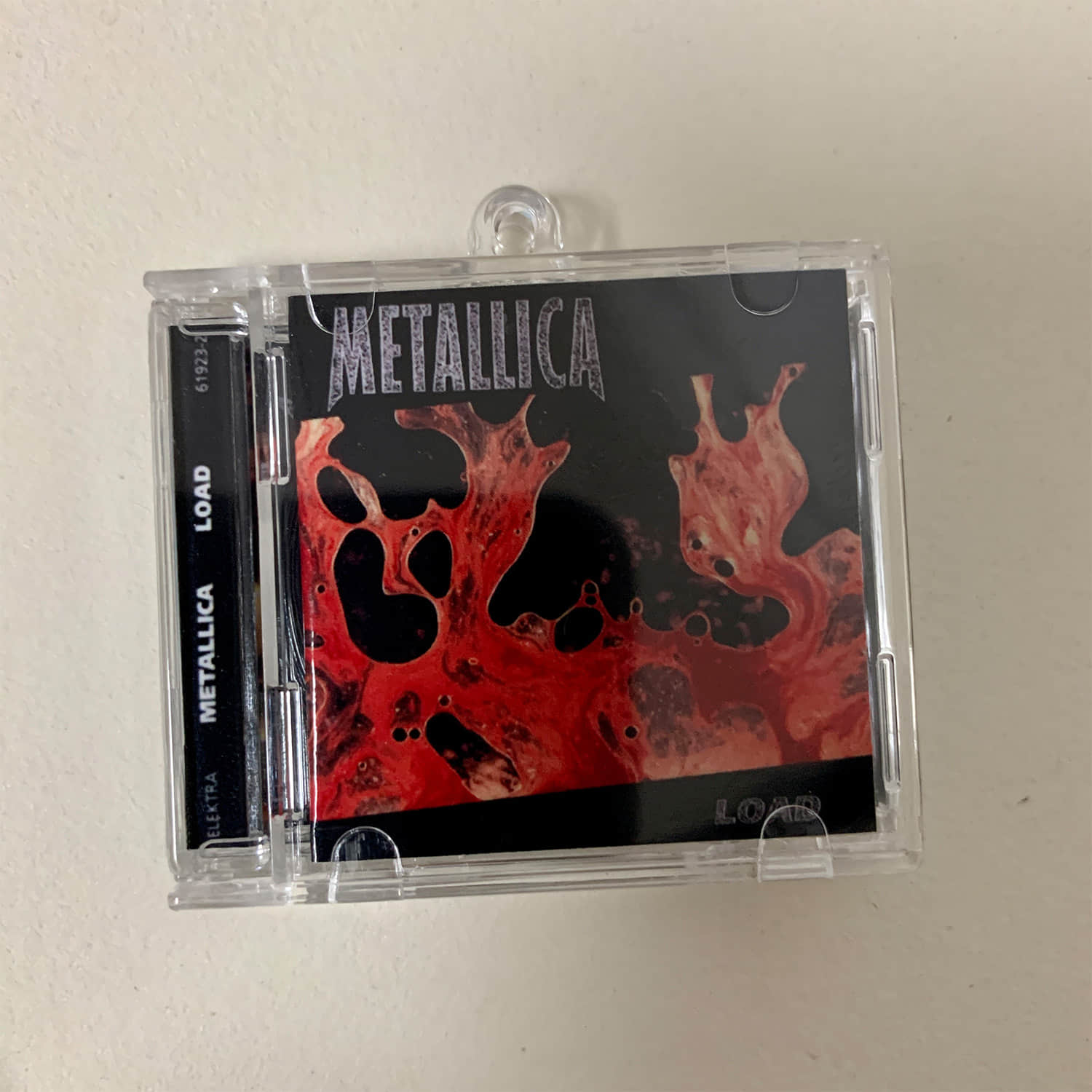 Metallica Little CD Album Cover Keychains - Kill Em All and Ride The Lightning and Load and And Justice for all