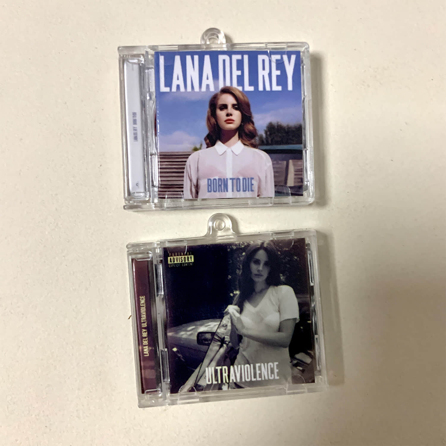 Lana Del Rey Little CD Album Cover Keychains - Ultraviolence - Born To Die