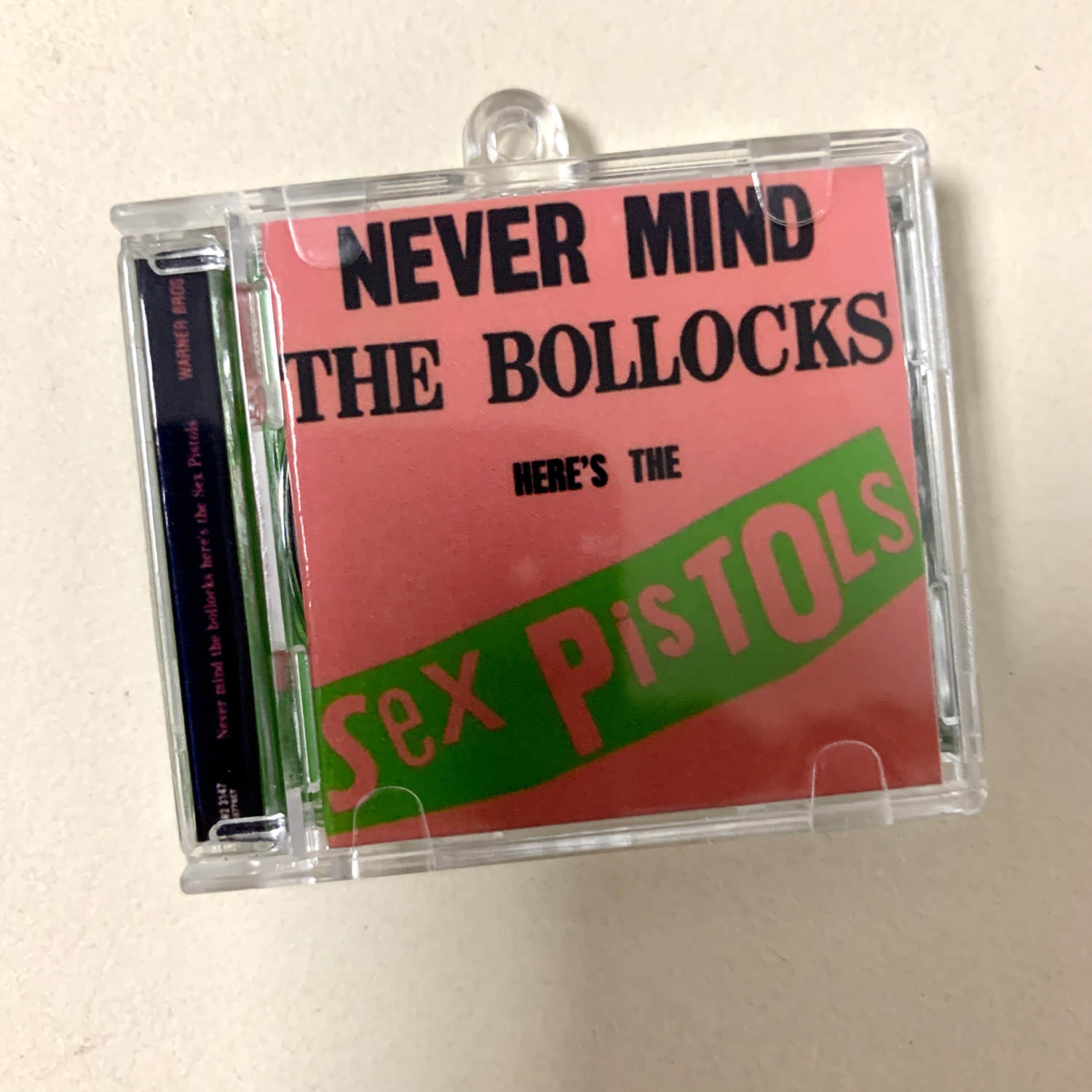 Sex Pistols  Little CD Album Cover Keychains – Never Mind The Bollocks Here's The Sex Pistols