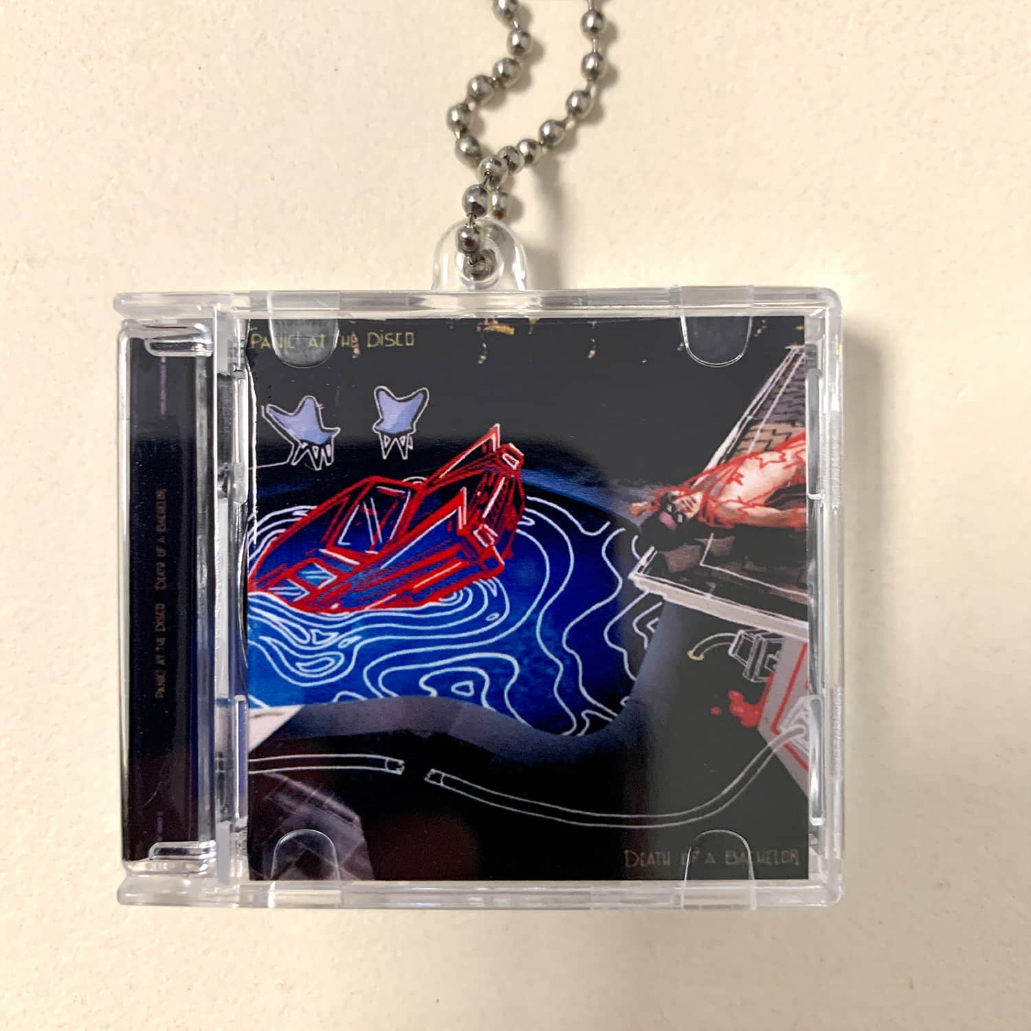 Panic! At The Disco Little CD Album Cover Keychains – Vices & Virtues - Pray For The Wicked - Death Of A Bachelor