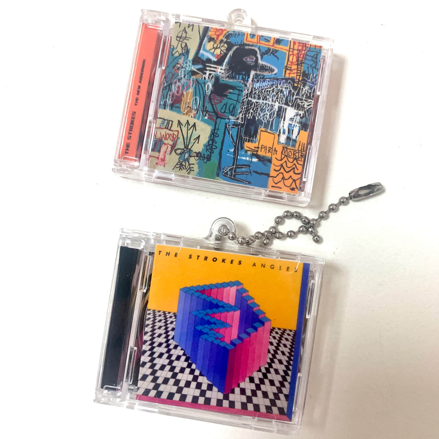 The Strokes Little CD Album Cover Keychains - The New Abnormal- Angles