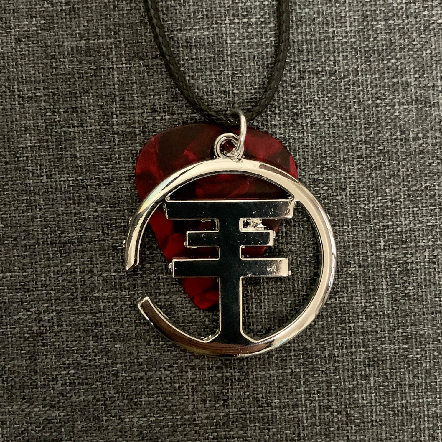 Custom Tokio Hotel band Guitar Pick Necklace 