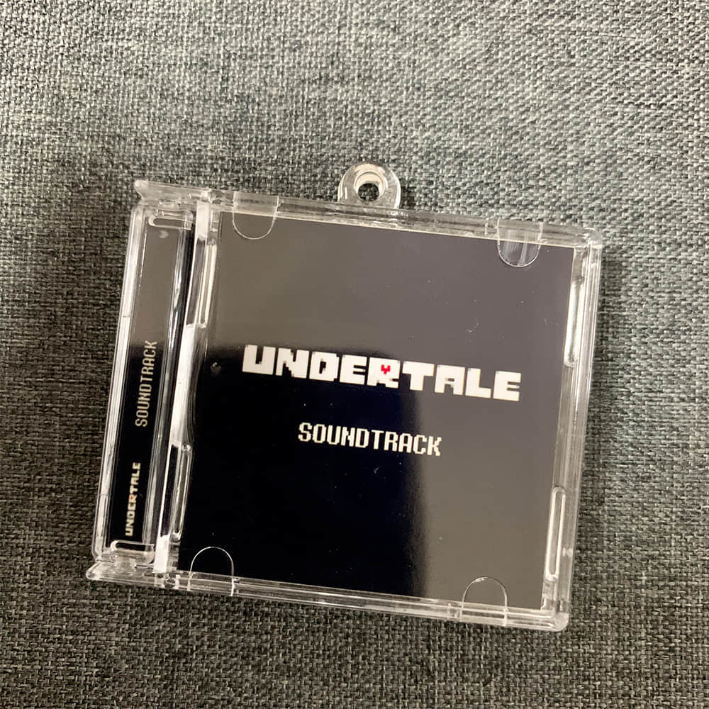 Toby Fox  Little CD Album Cover Keychains – Undertale Soundtrack