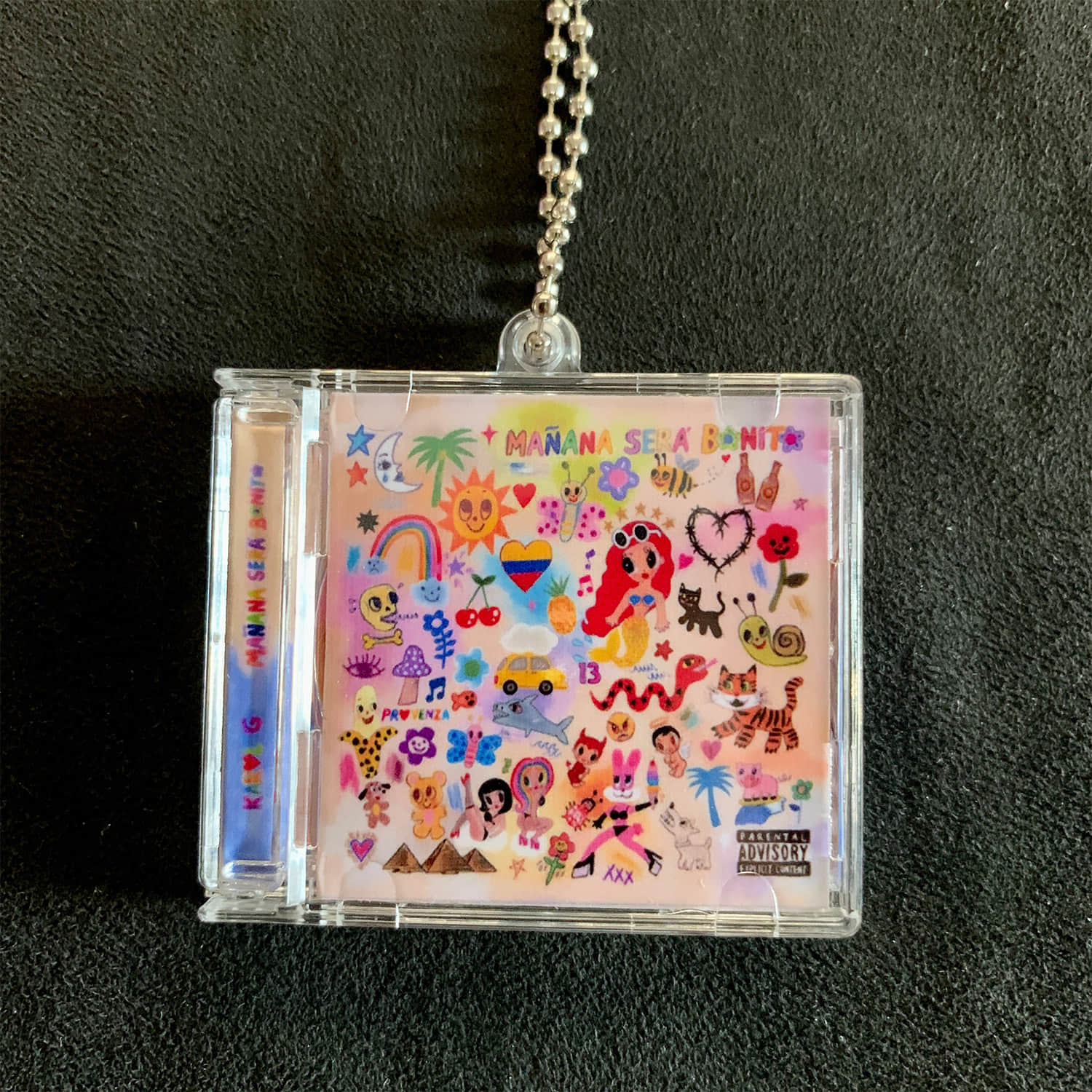 Karol G Little CD Album Cover Keychains – Mañana Será Bonito