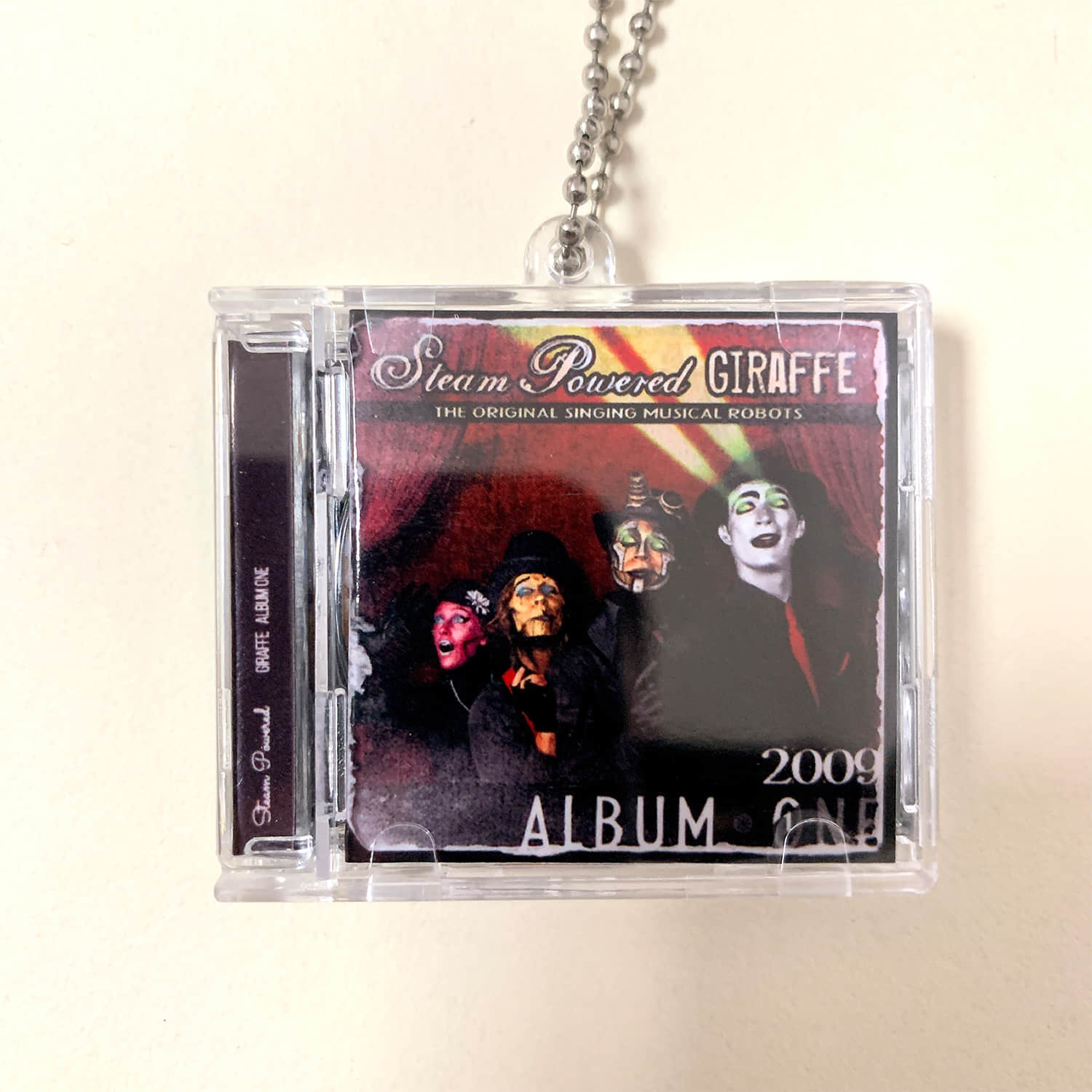Steam Powered Giraffe Little CD Album Cover Keychains – Album One