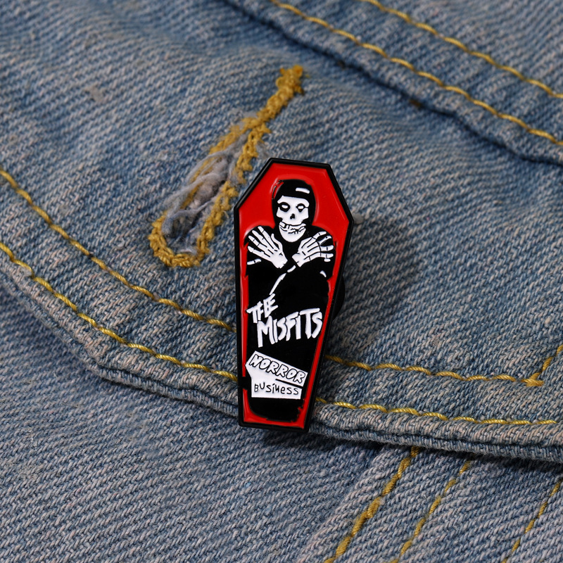 The Misfits Band Enamel Pin - Metal Pin