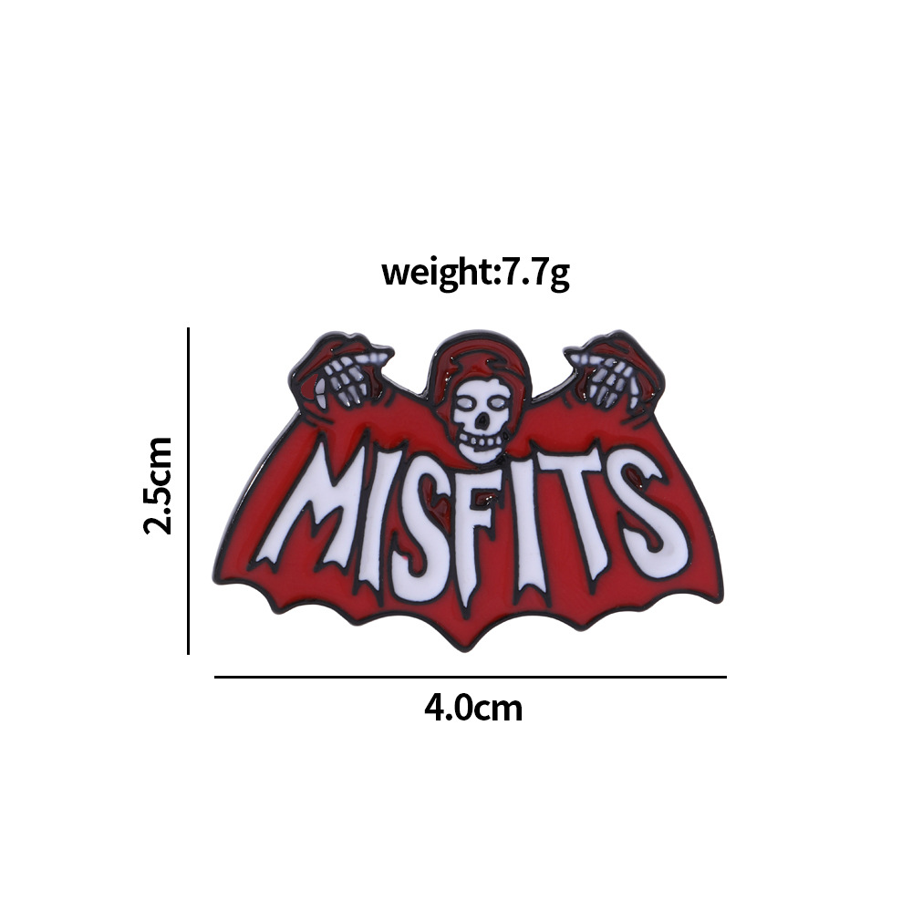 The Misfits Band Enamel Pin - Metal Pin
