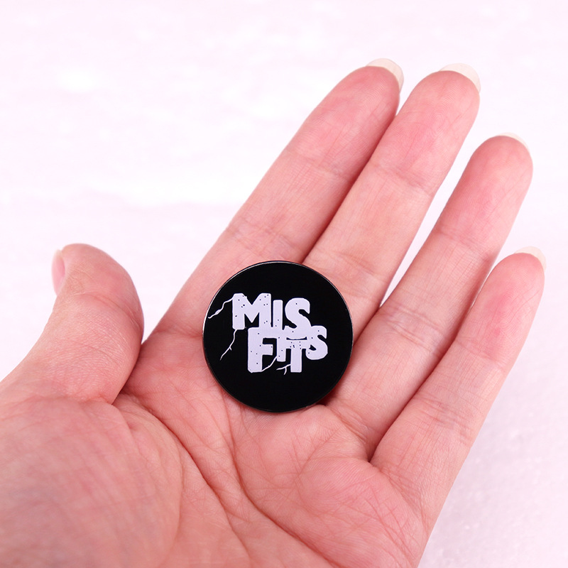 The Misfits Band Enamel Pin - Metal Pin