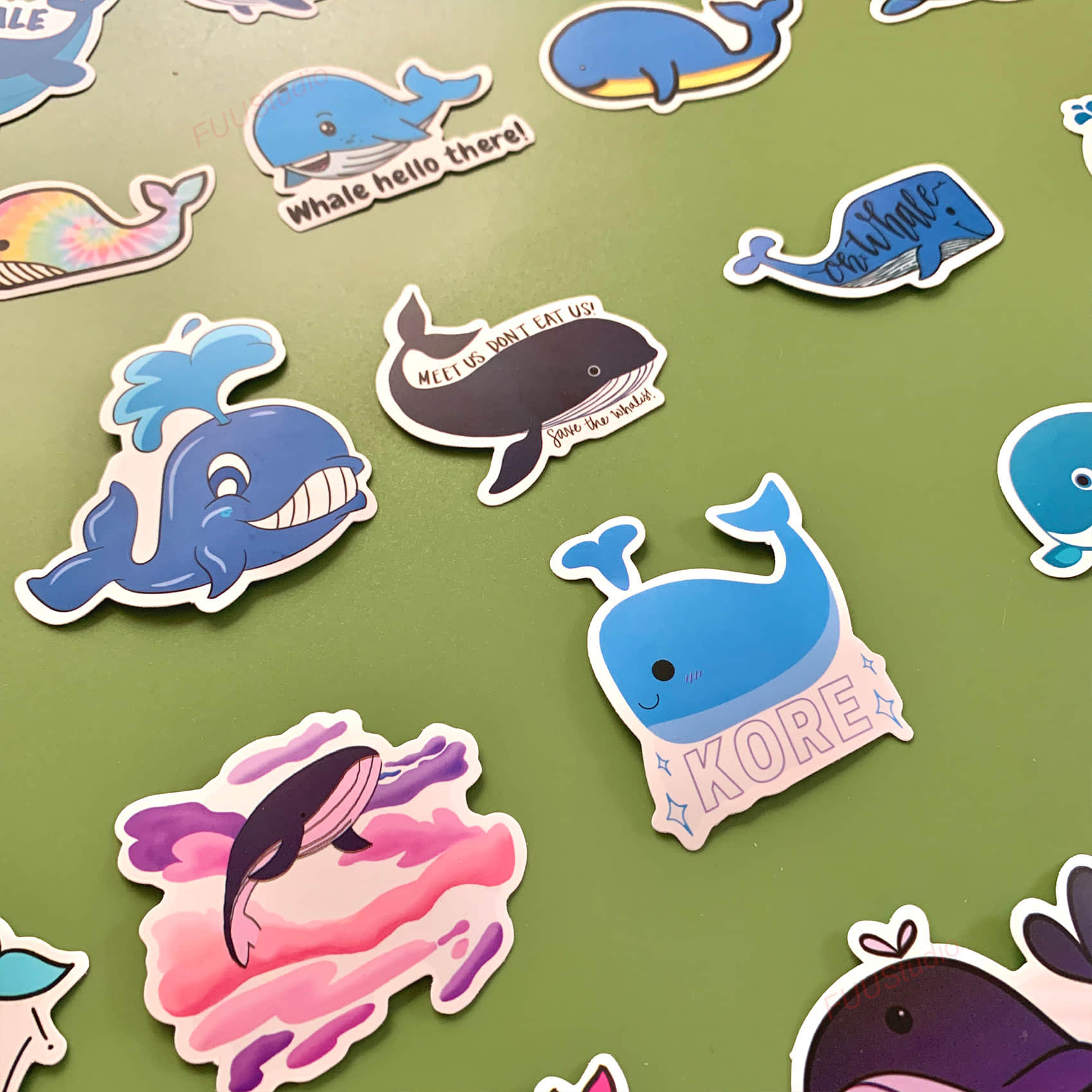 Whale Sticker Pack 50 pieces 