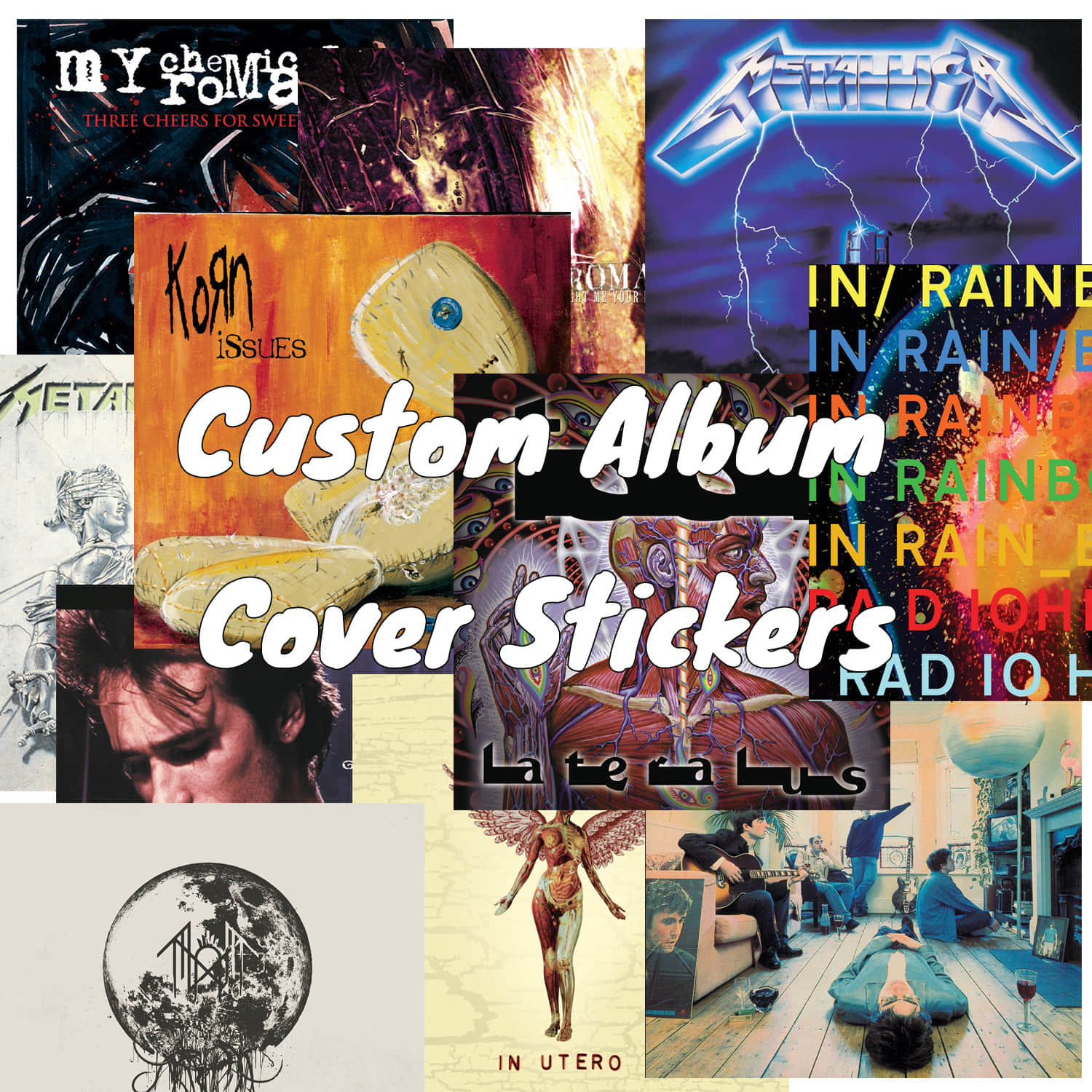 Custom Album Cover Stickers
