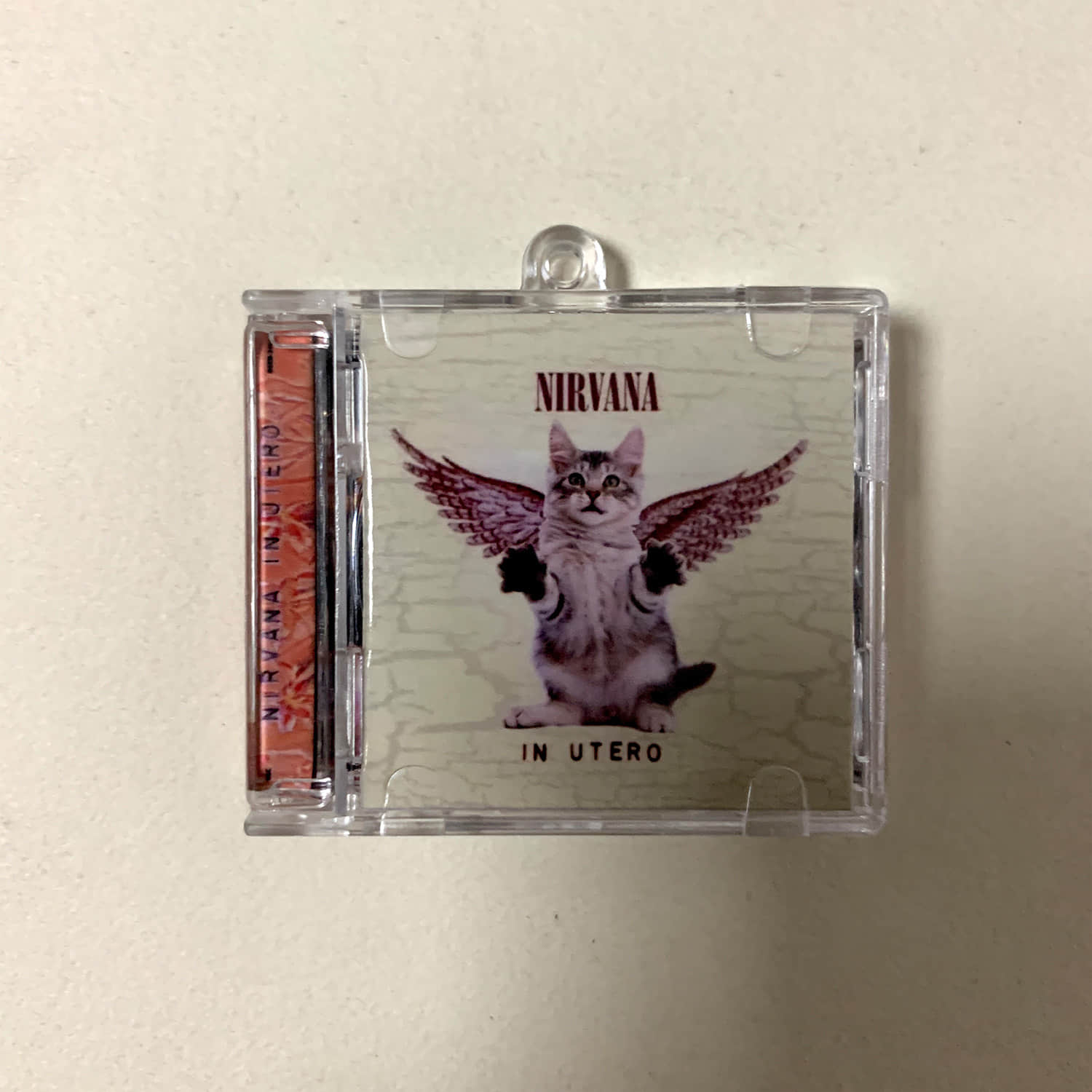 Cat Cover III Little CD Album Cover Keychains – Arctic Monkeys  - nirvana in utero - Lana Del Rey