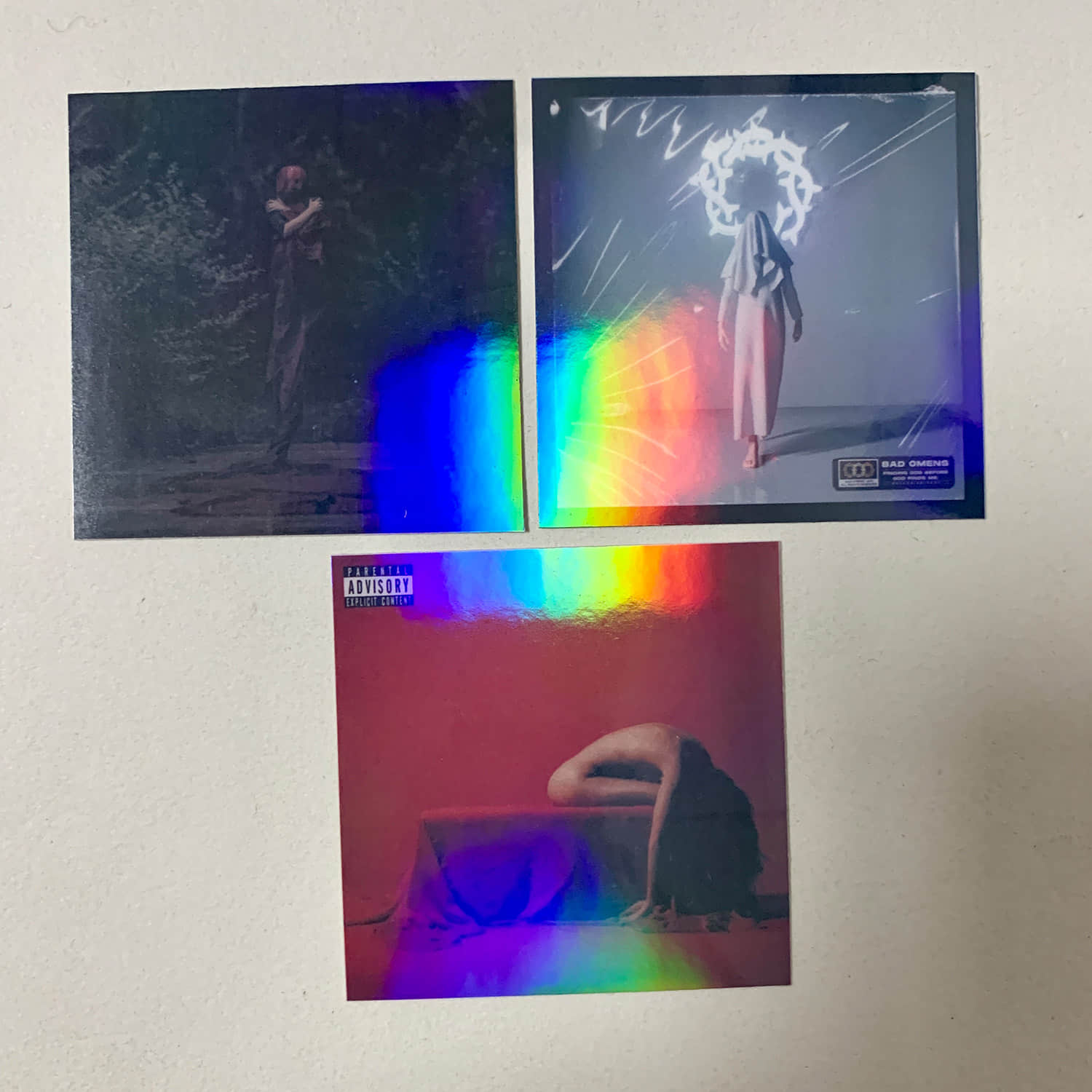 Bad Omens 2" Album Cover Stickers – THE DEATH OF PEACE OF MIND - Finding God Before God Finds Me 