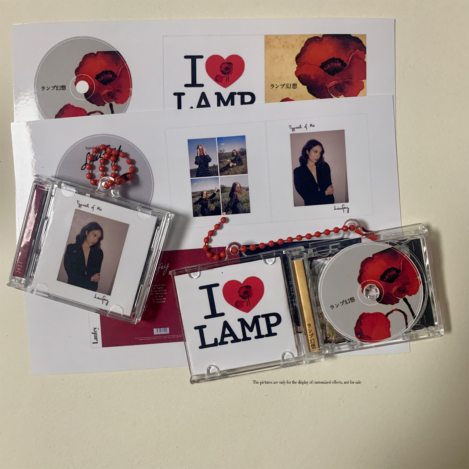 Custom Mini CD 💿 Album Cover Keychain