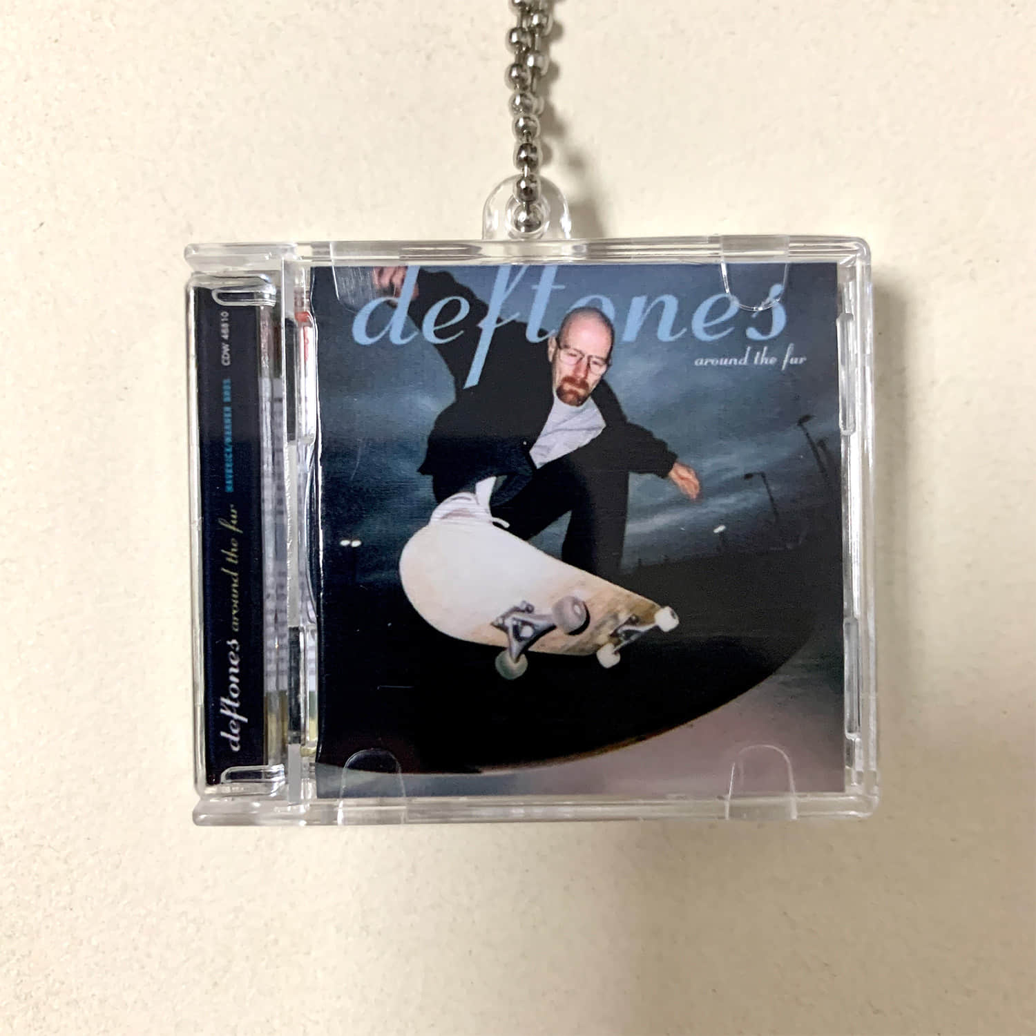 Deftones Walter White in a Skate Little CD Album Cover Keychains 
