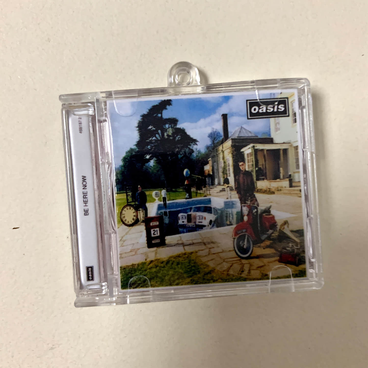 Oasis Little CD Album Cover Keychains - Definitely Maybe - Morning Glory - Be Here Now